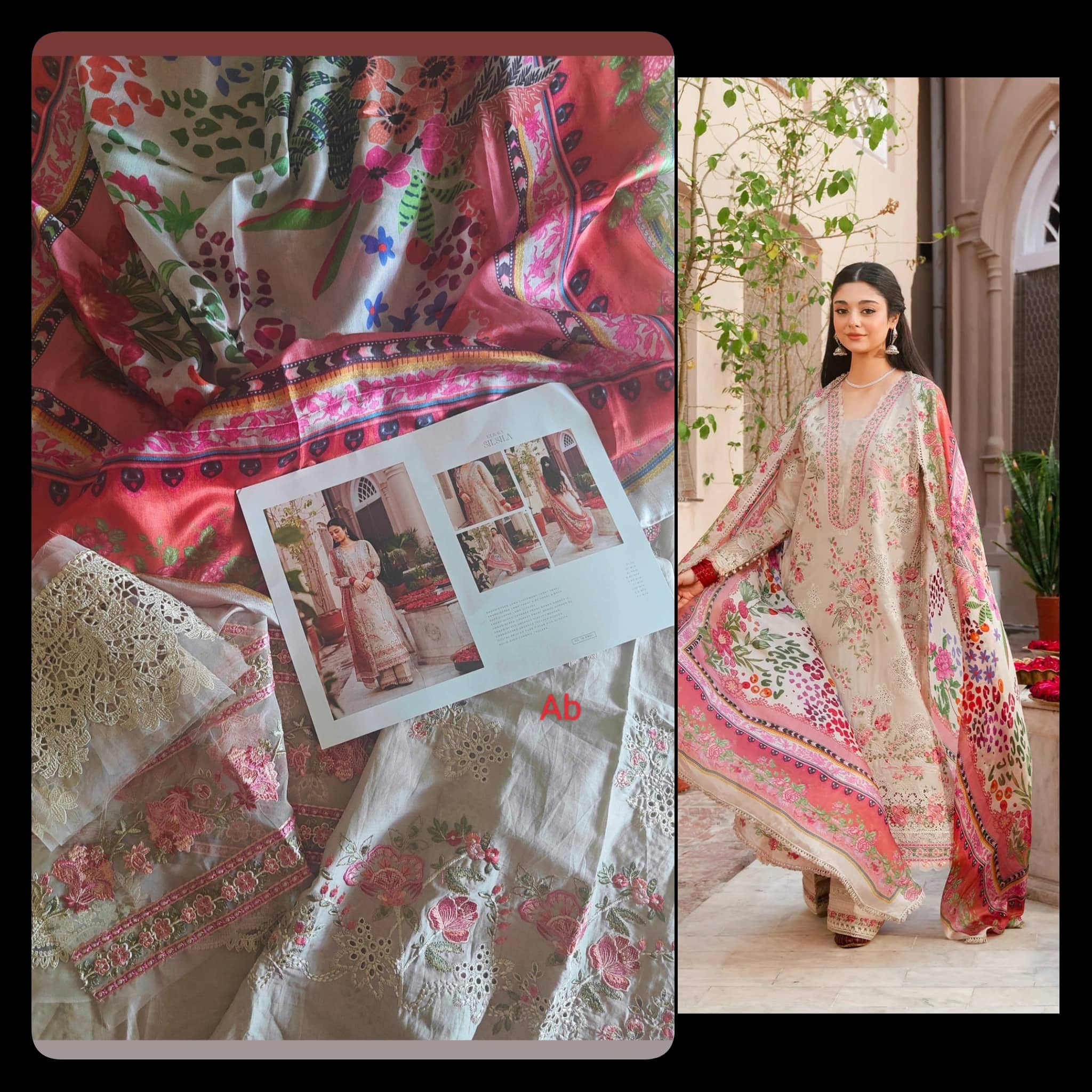 Open Pic/Kahf Premium Lawn 26/KLB-6A SILSILA