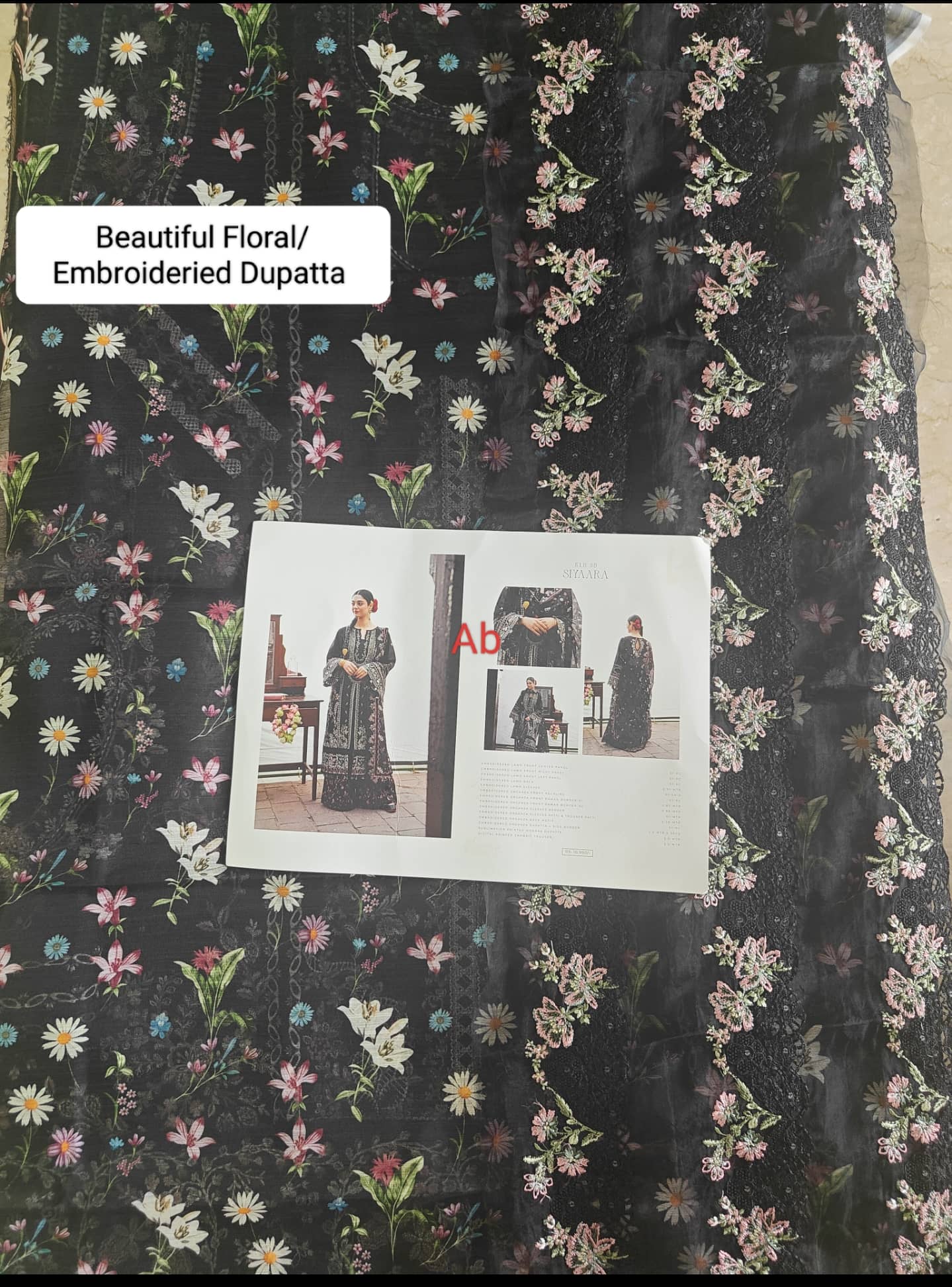 Sale‼️Open Pic/Kahf Premium Lawn 26/KLB-3B SIYAARA