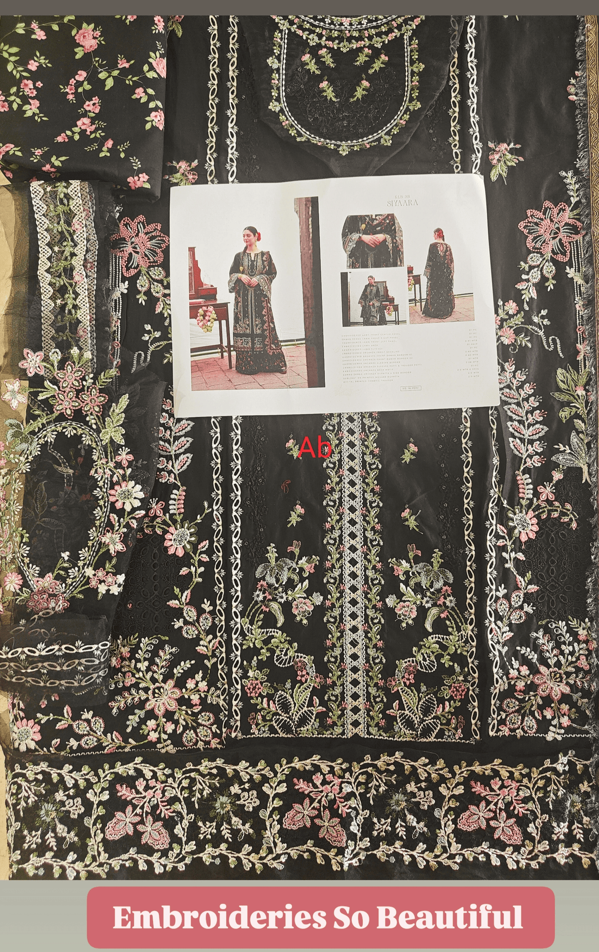 Sale‼️Open Pic/Kahf Premium Lawn 26/KLB-3B SIYAARA