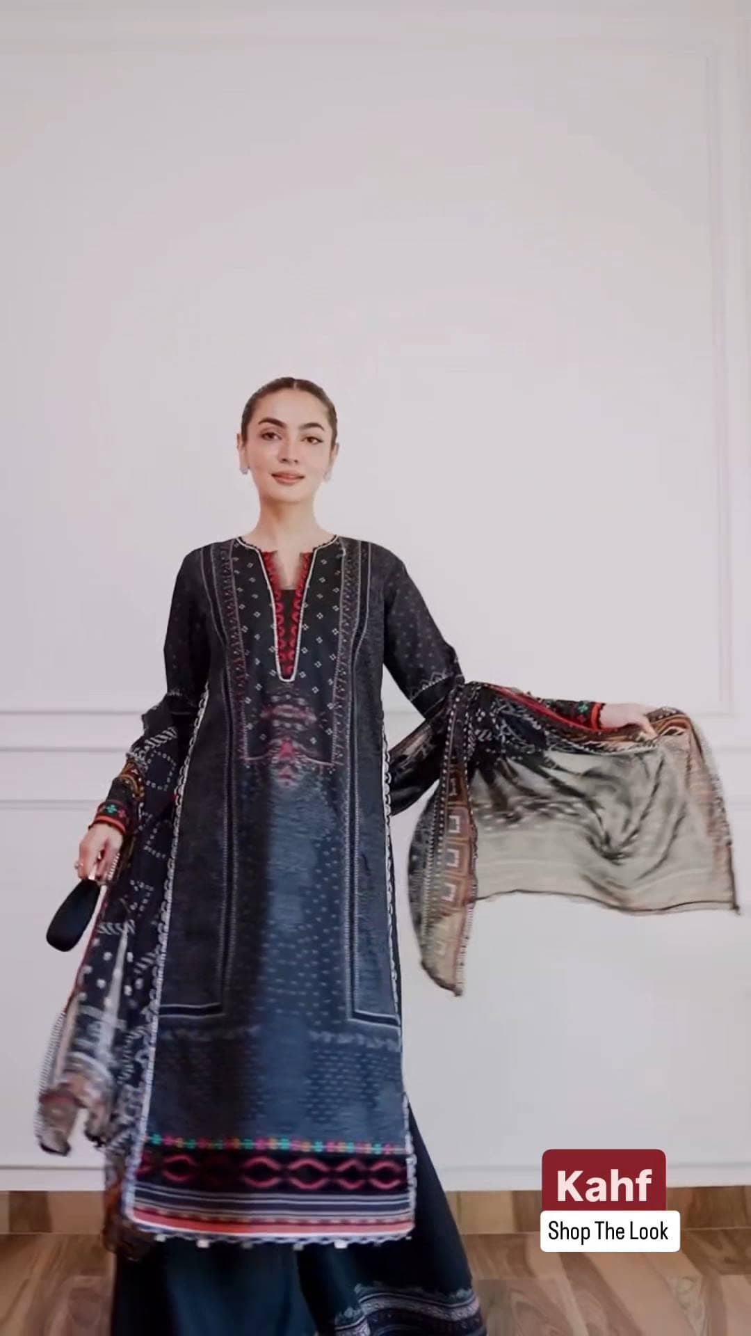 Sale‼️Spotted in Kahf Aangan Luxury Casuals/5A-Gul-E-Siyah