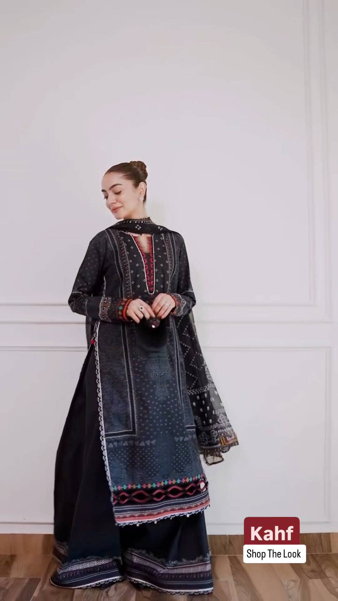 Sale‼️Spotted in Kahf Aangan Luxury Casuals/5A-Gul-E-Siyah