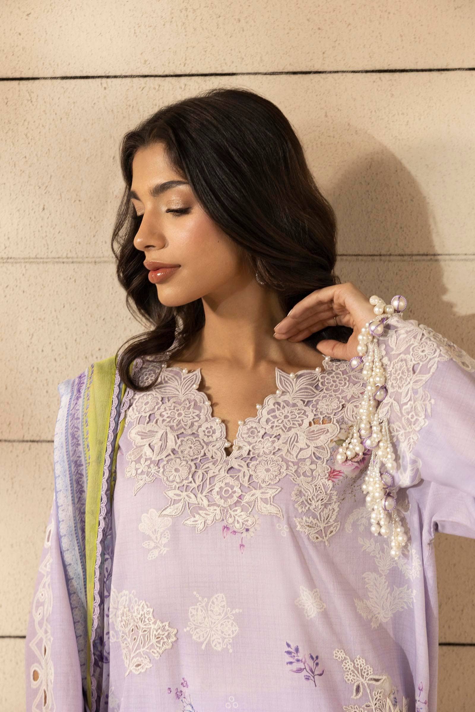 Sana Safinaz Muzlin Lawn 25/Vol 1/29 A/Purple