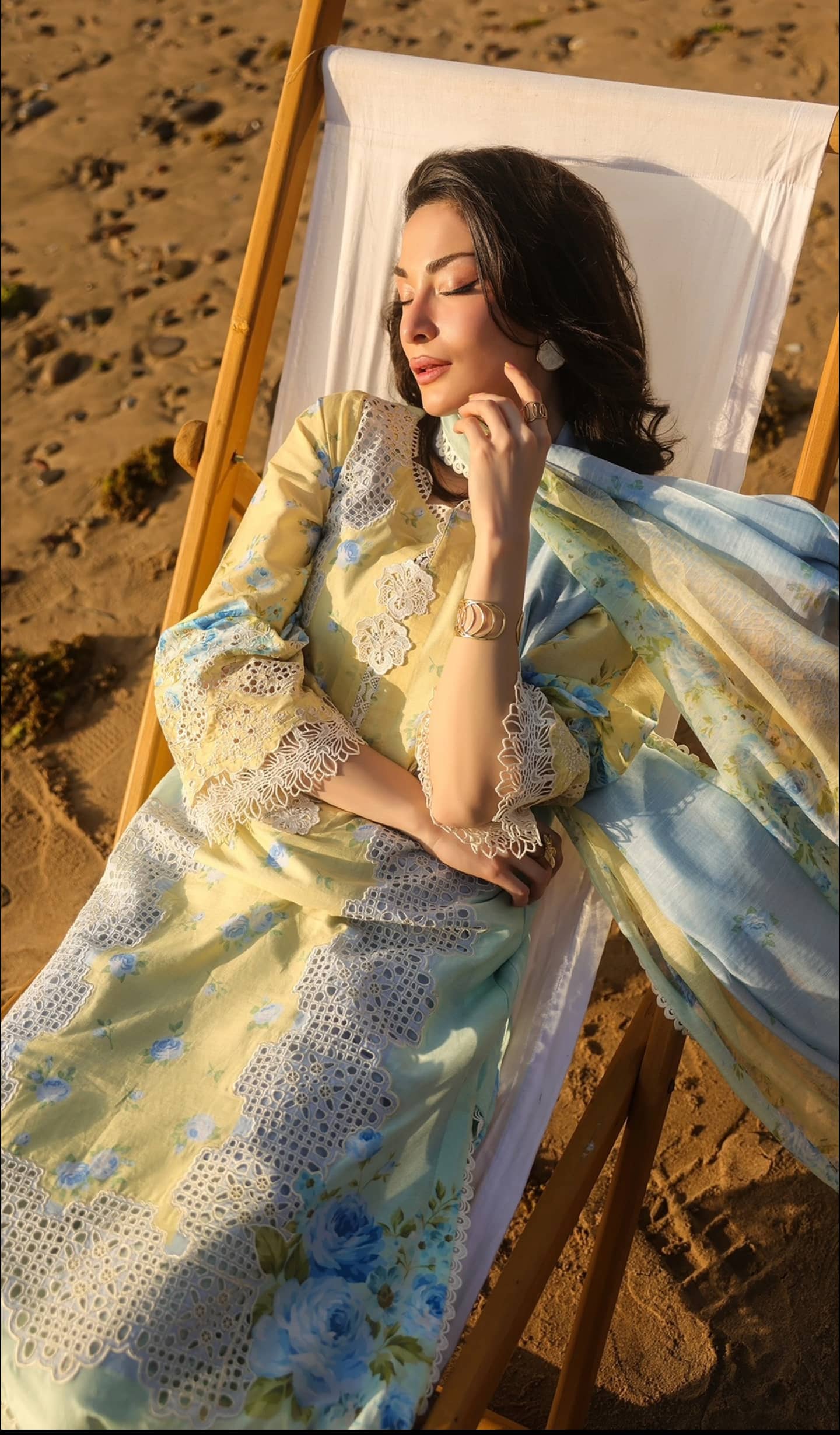 Sale‼️Manara Luxury Lawn 26/Sundrop/Lemon