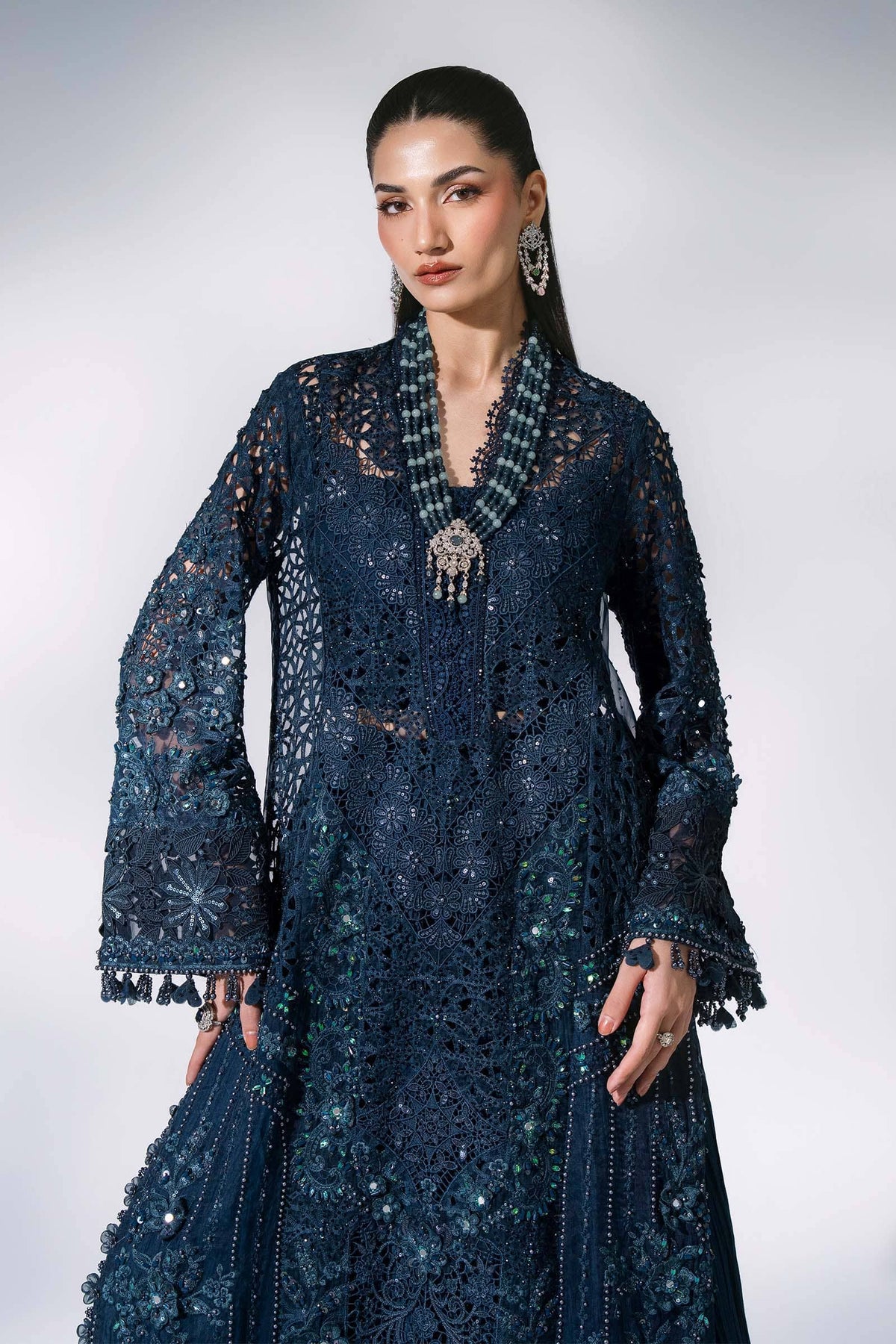 Hot🔥Seller/Maria B Mbroidered/BD-3106-Peacock Blue/Teal