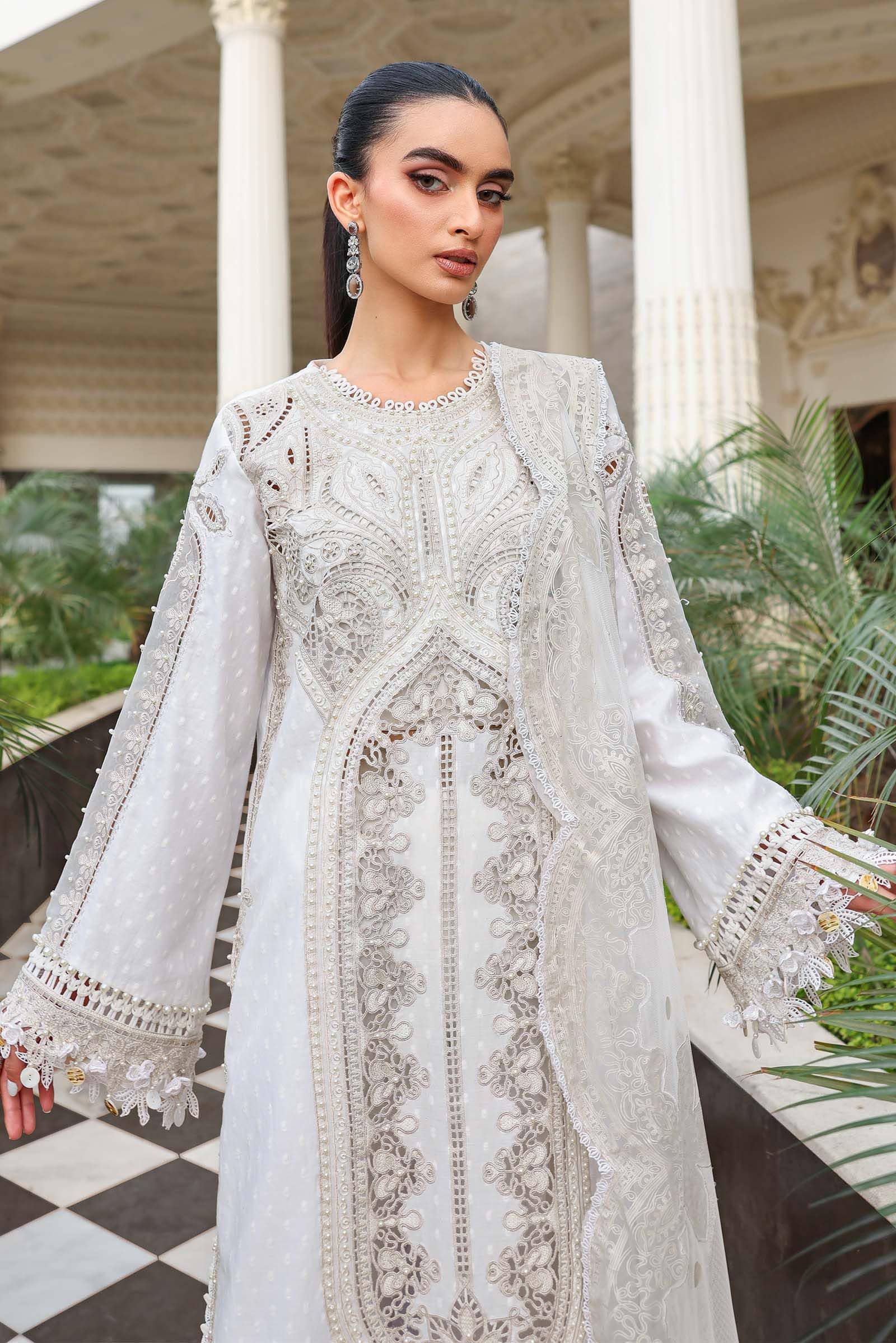 Restocked/Maria B Eid Lawn 26/Vol 2/D-01/Off White