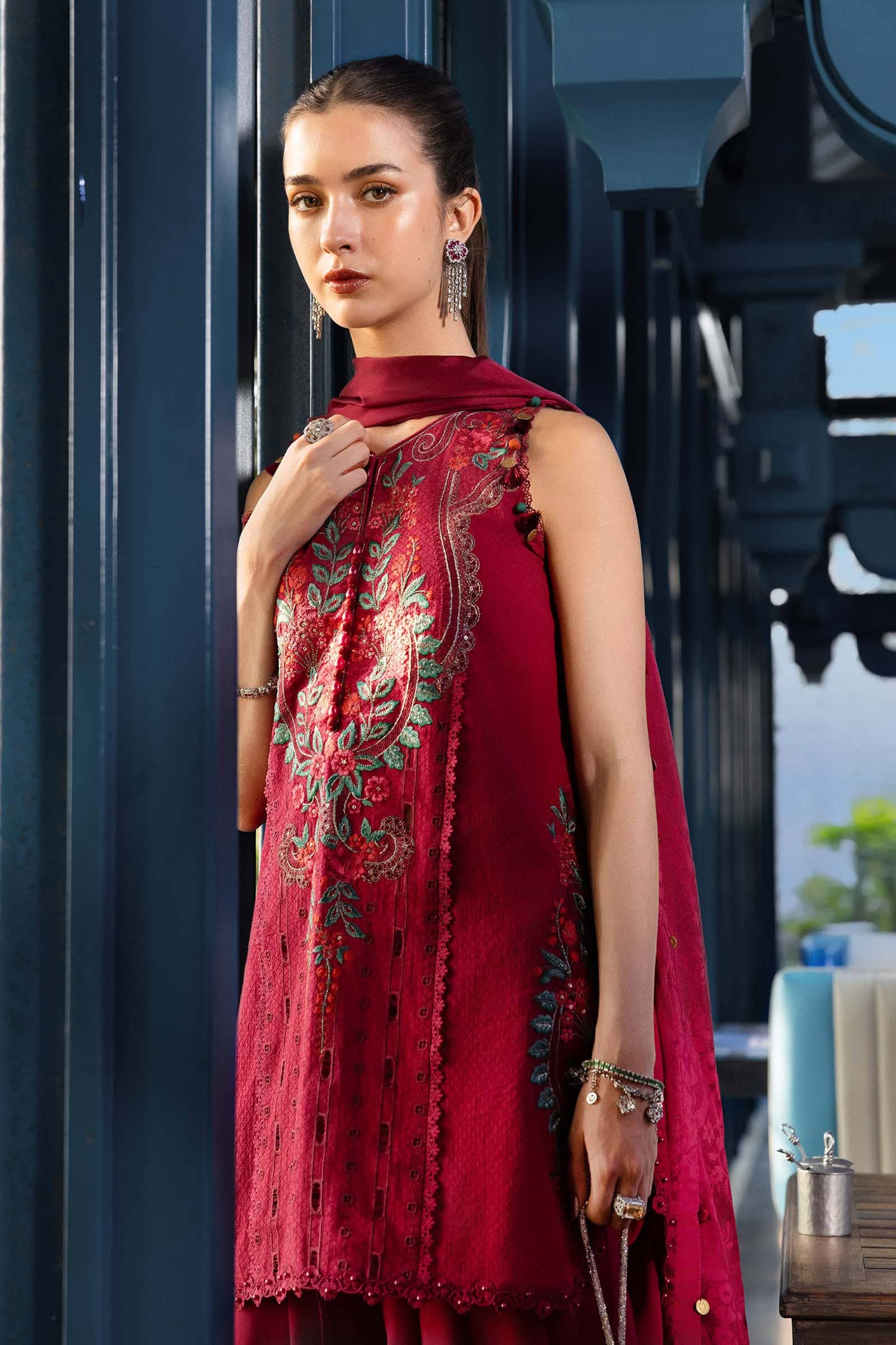 Sale‼️Maria B Luxury Lawn 26/Vol 2/D-05/Red