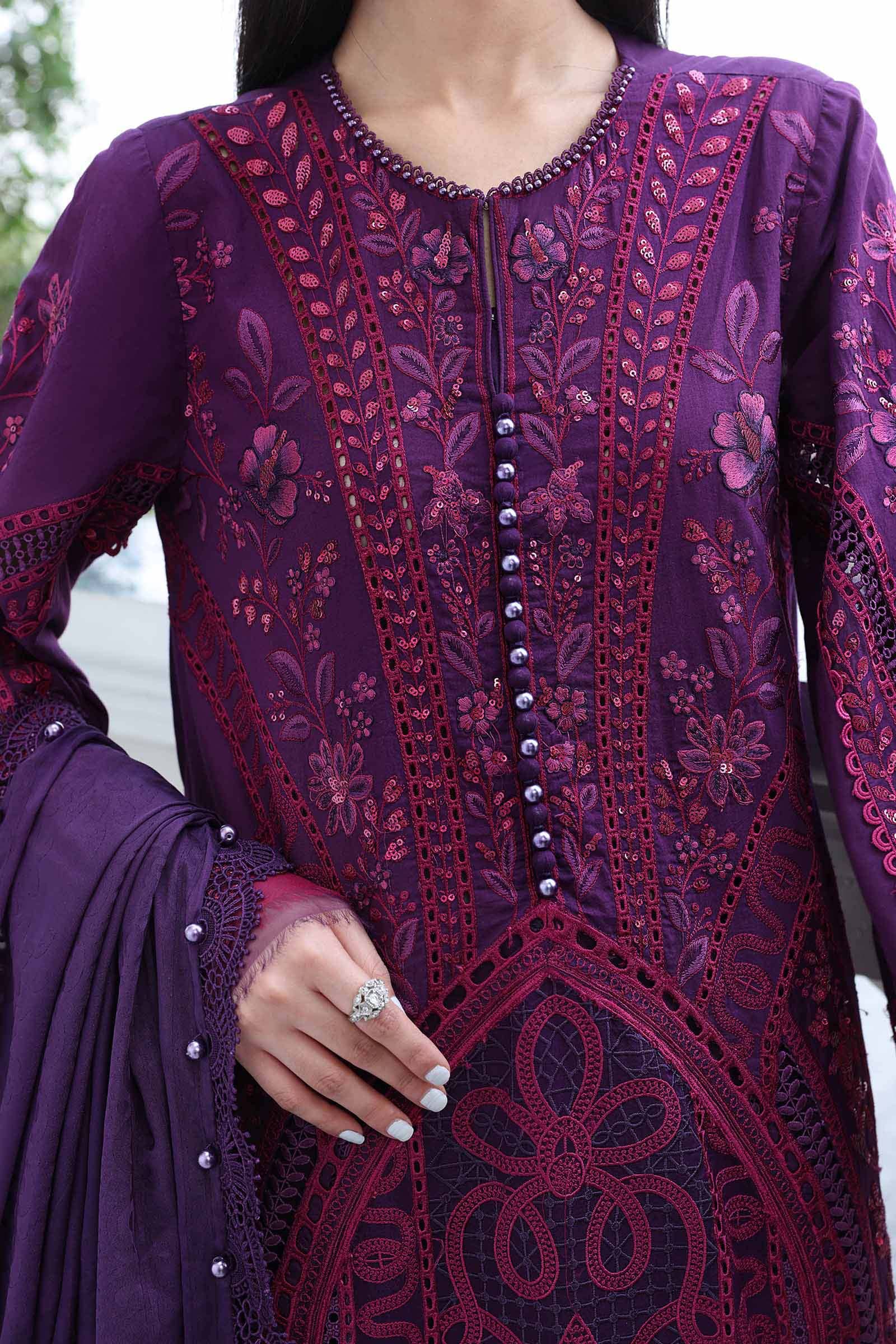 Restocked/Maria B Eid Lawn 26/Vol 2/D-14/Purple