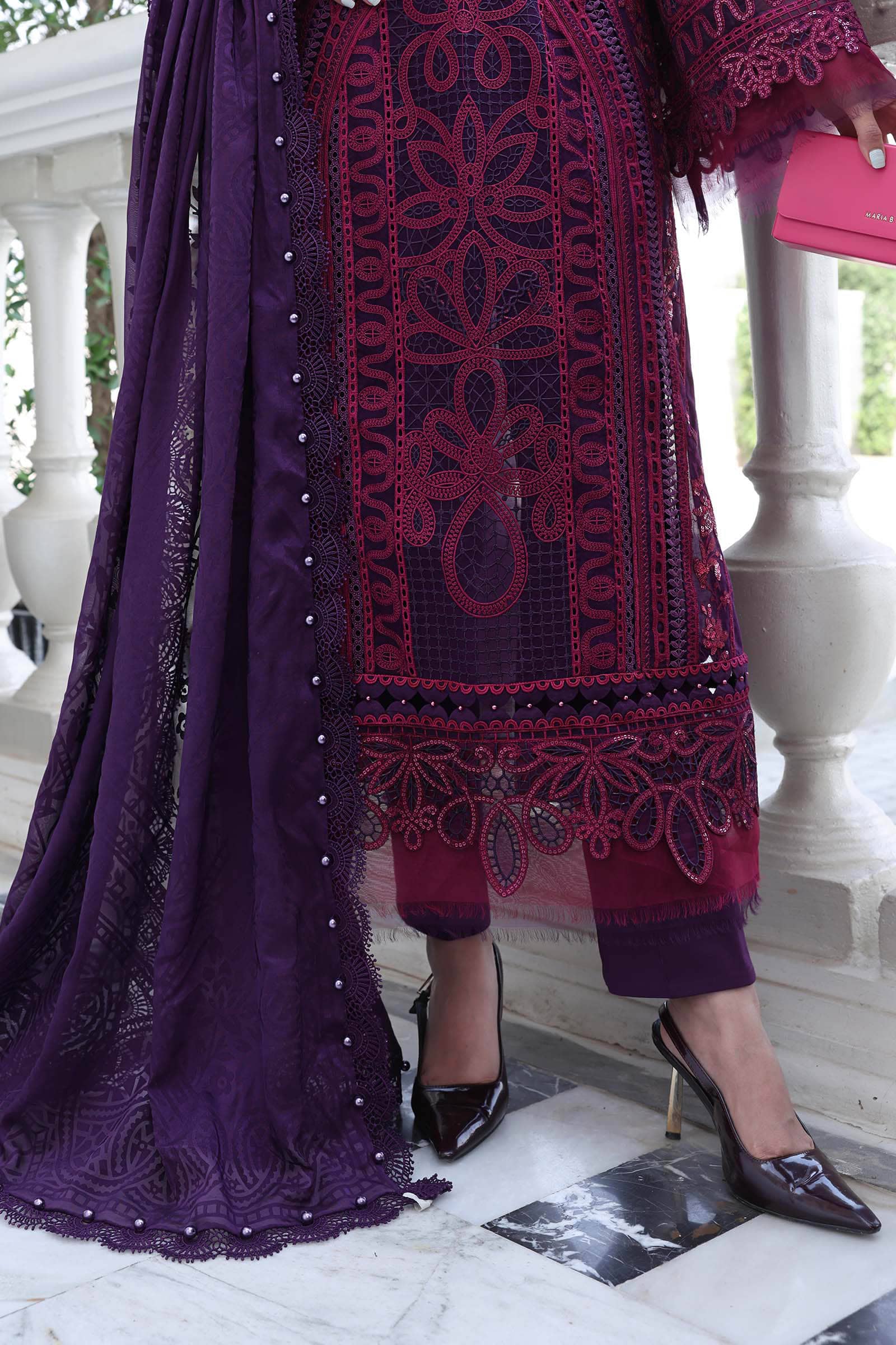 Restocked/Maria B Eid Lawn 26/Vol 2/D-14/Purple