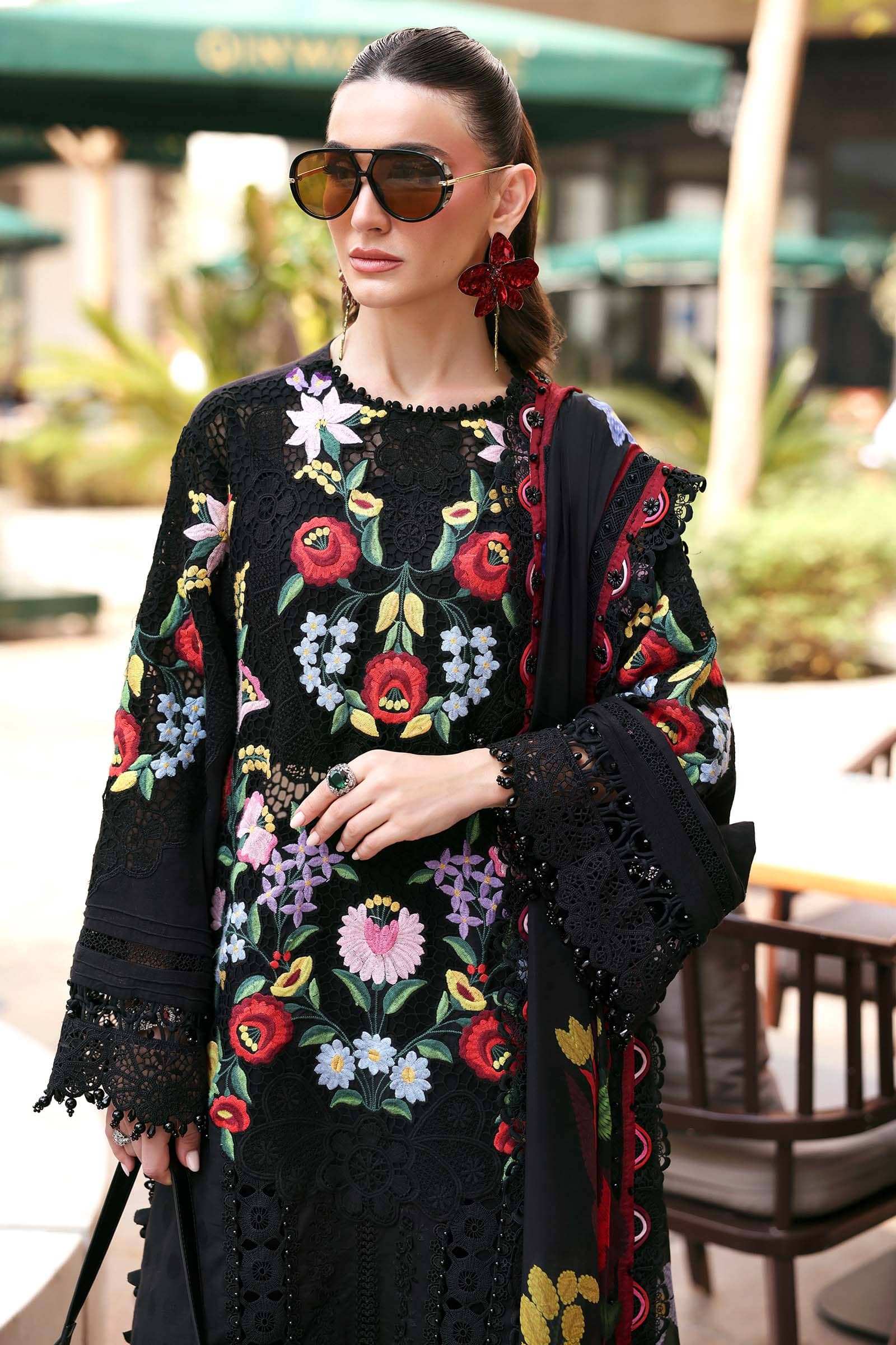 Restocked/Maria B Lawn 26/10B/Black