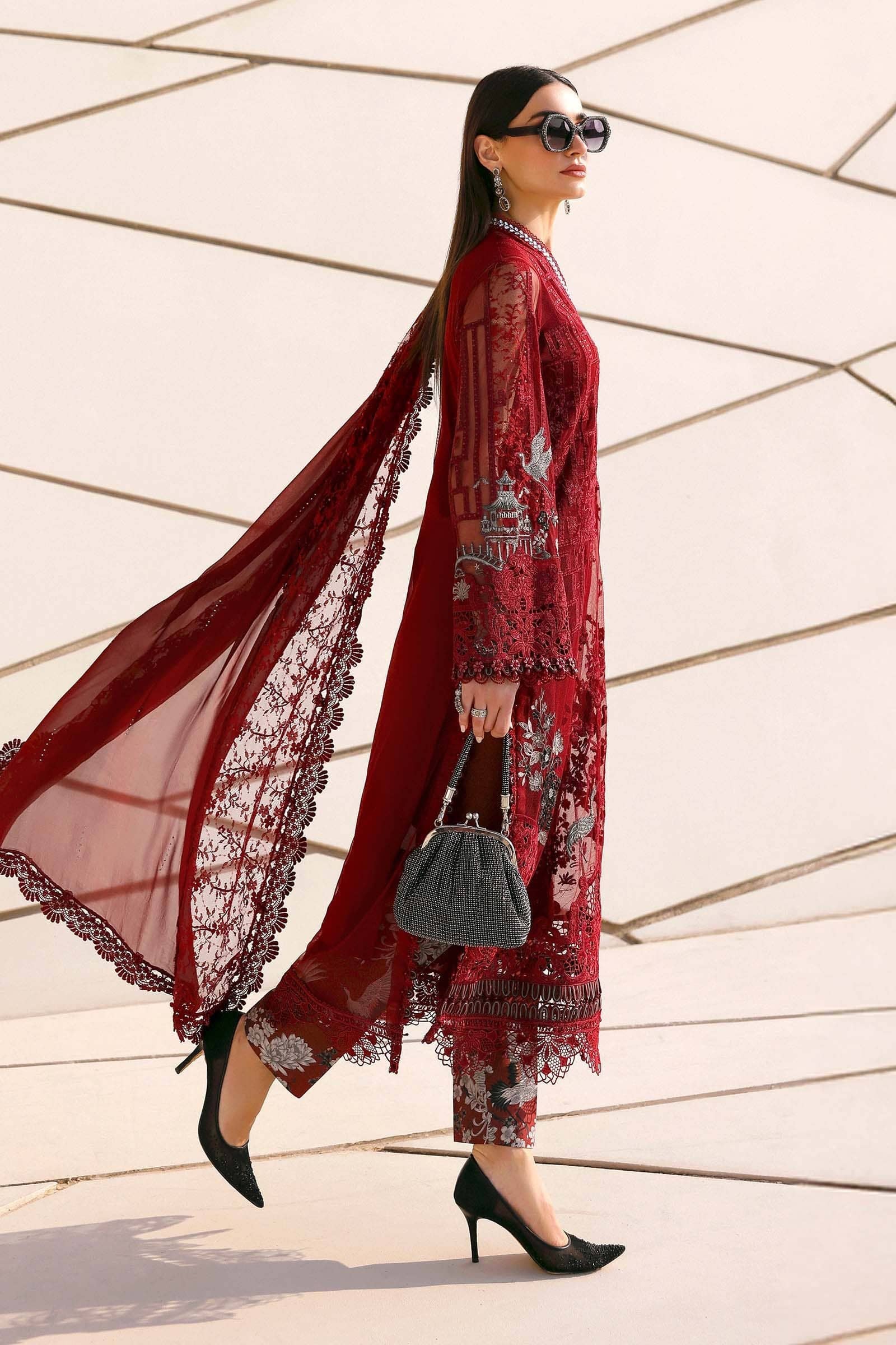 Maria B Lawn 26/7A/Red