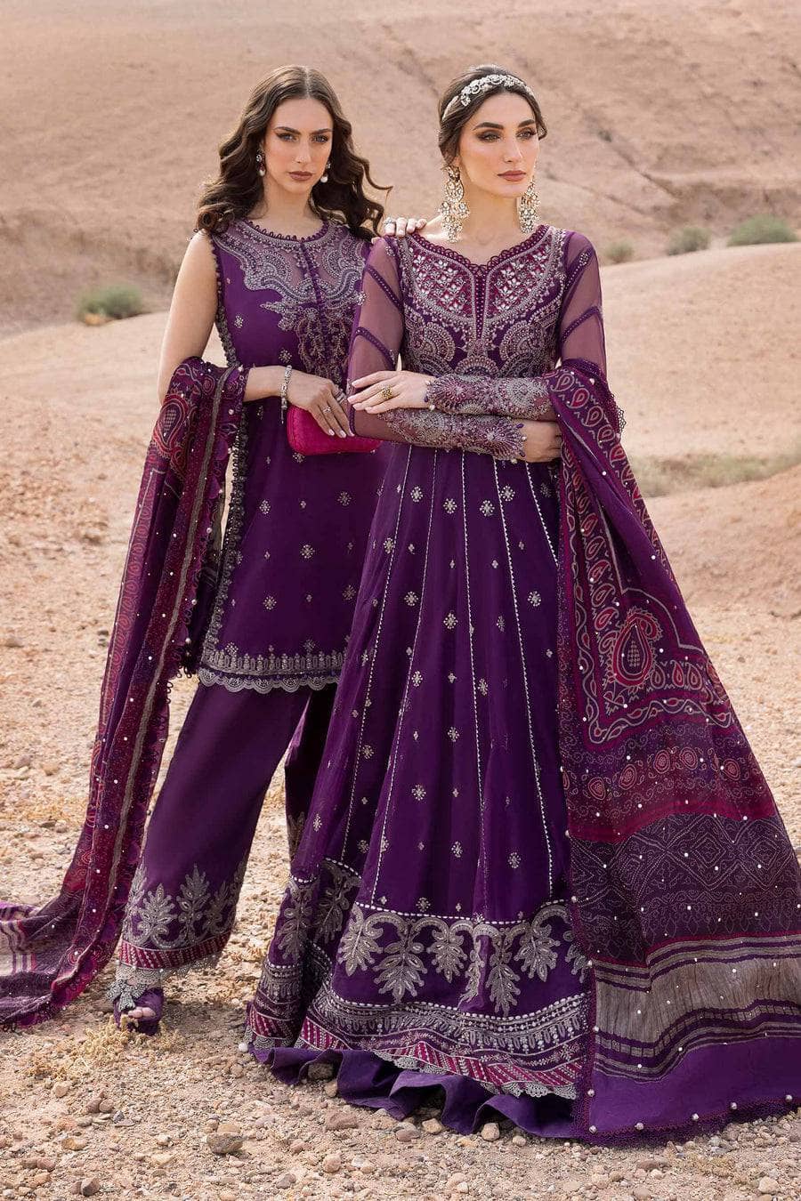 Maria B Lawn Pakistani Suit Maria B Luxury Lawn 25/7B/Plum