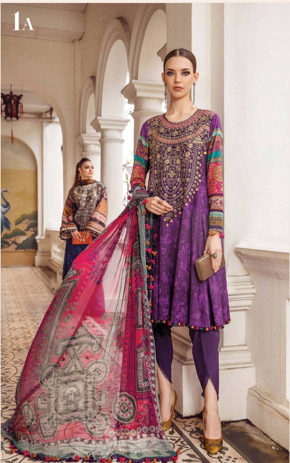 Maria B Luxury Winter Collection Restocked/Maria B M Prints Fall Edit 23/1 A