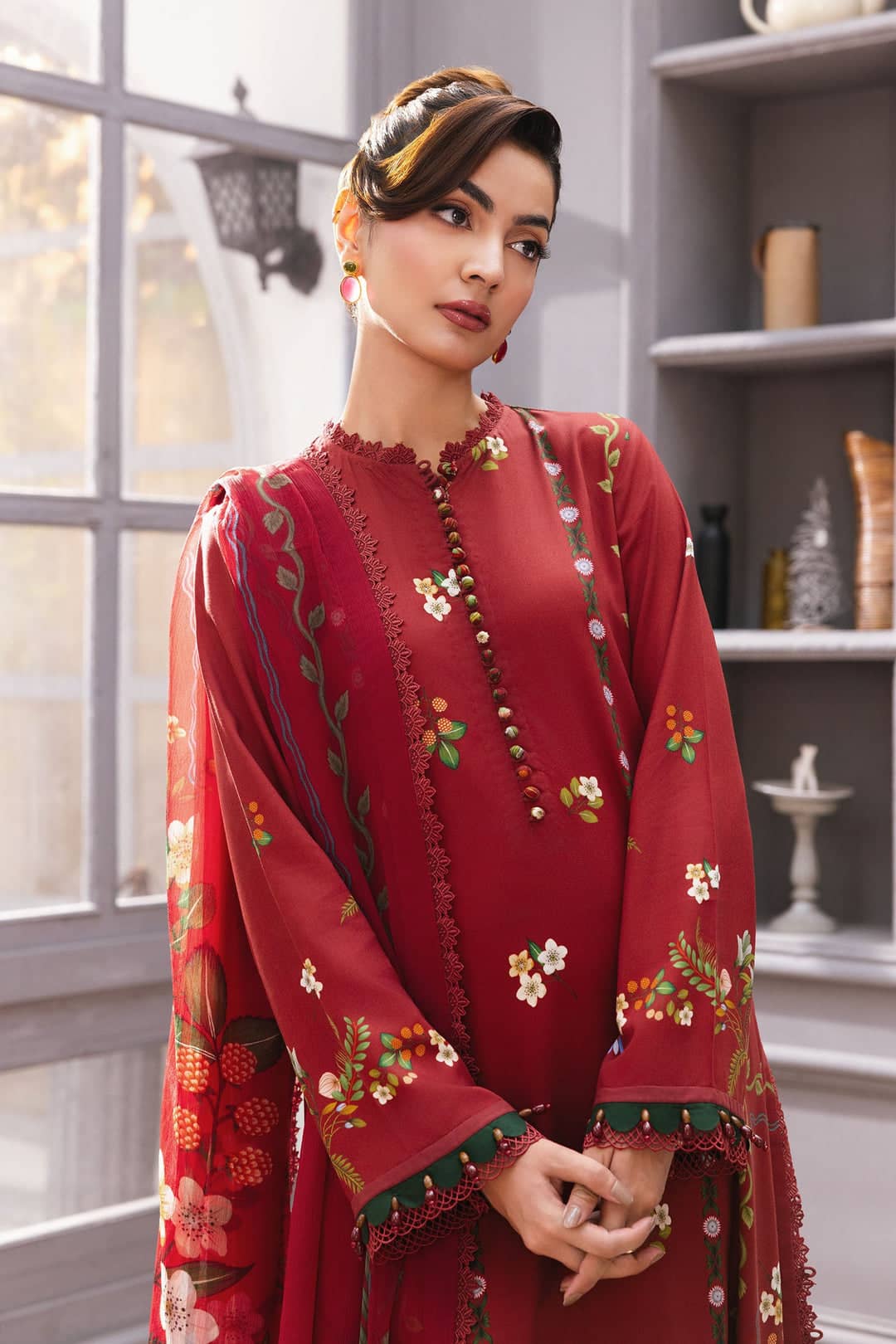 Maria B M Basics Winter Pakistani Suits Maria B M Basics/Vol 2/Marina Twill Suit/5A