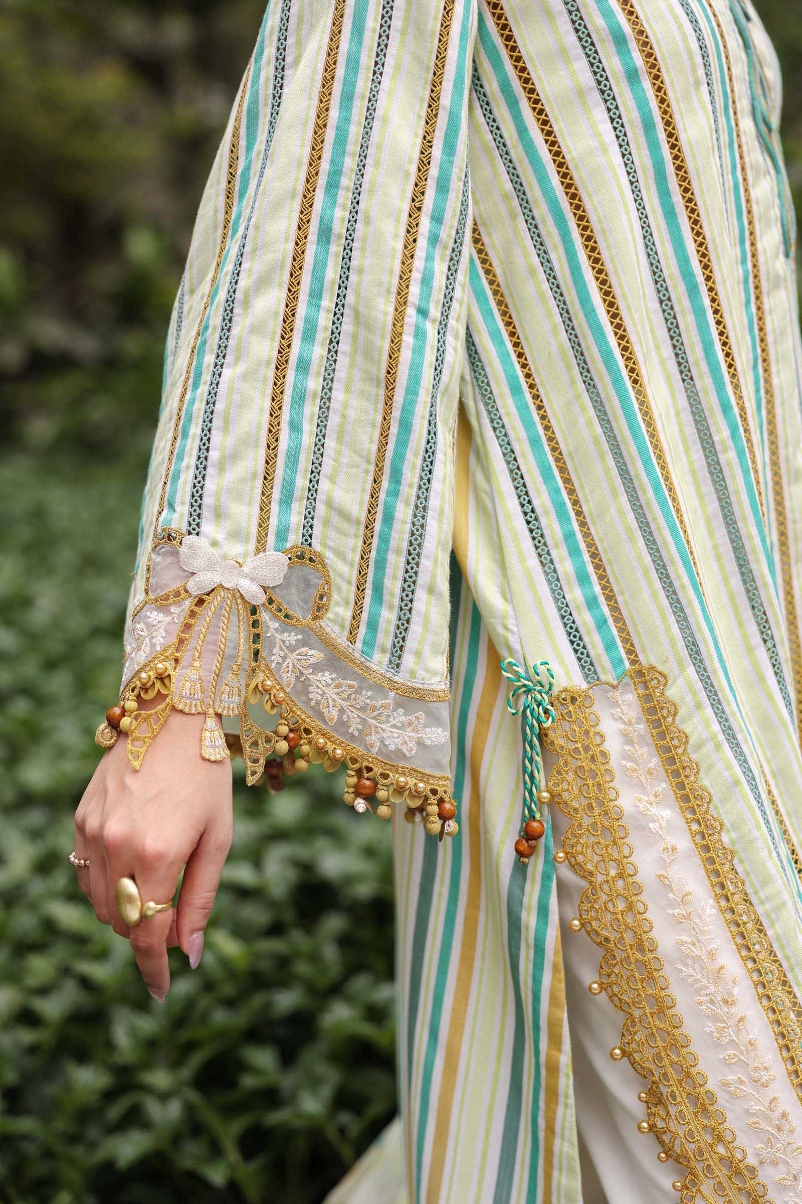 Maria B M Prints 26/Vol 2/2B/Mustard&Green