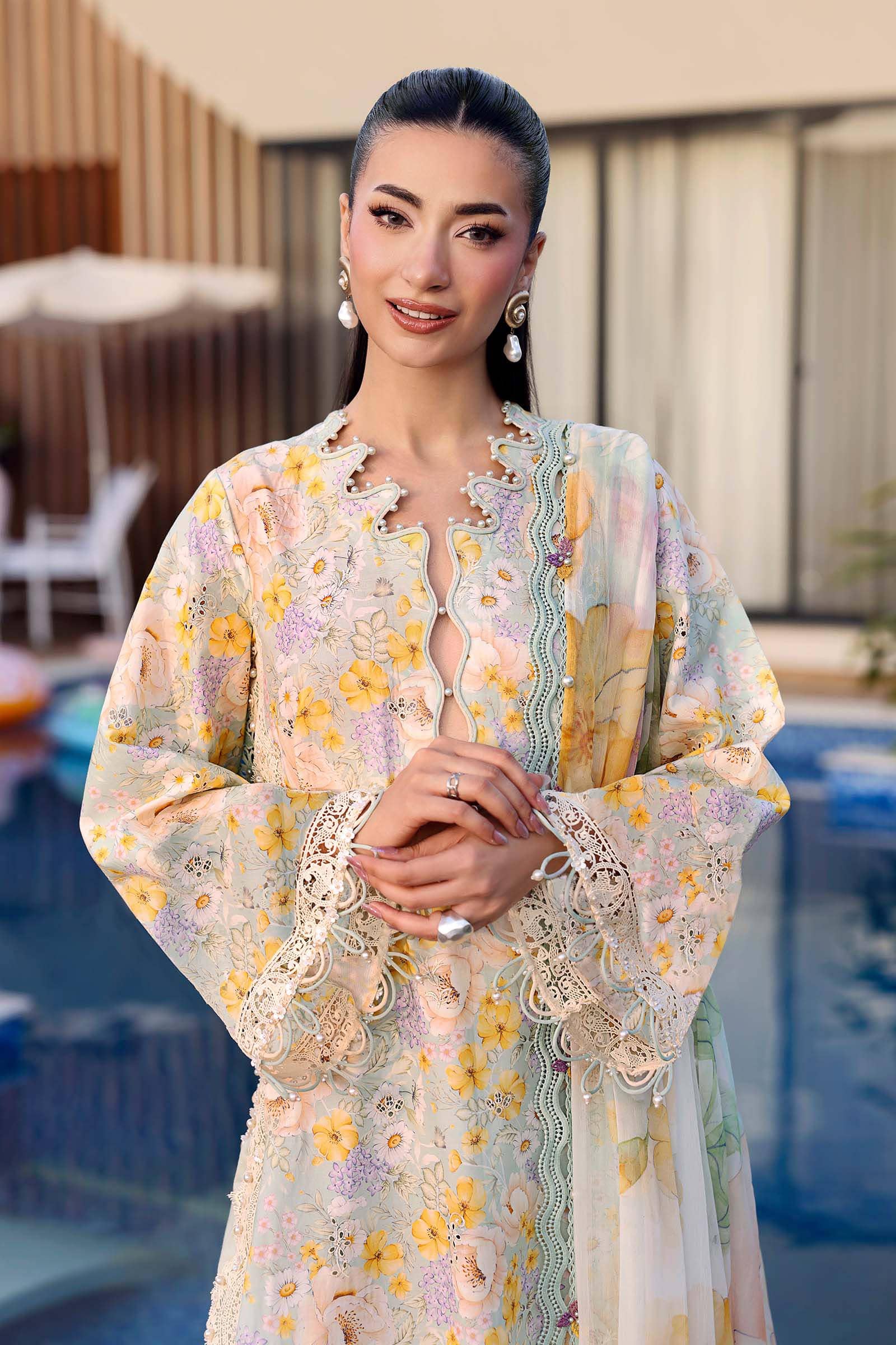 Maria B M Prints 26/Vol 2/7A/Sea Green