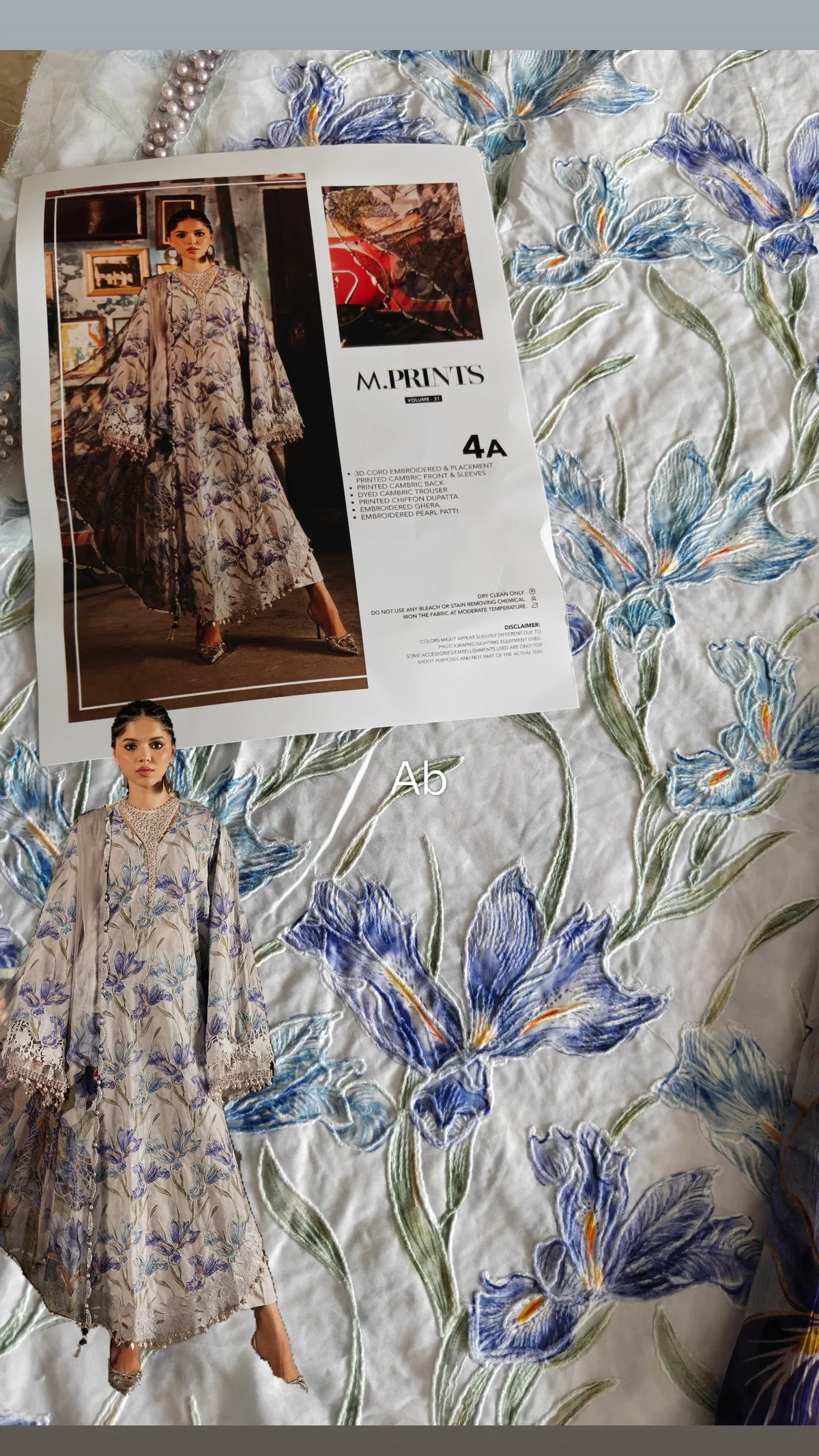 Open Pic/Maria B M Prints/Fall Edit 26/4 A/Cambric/Lilac