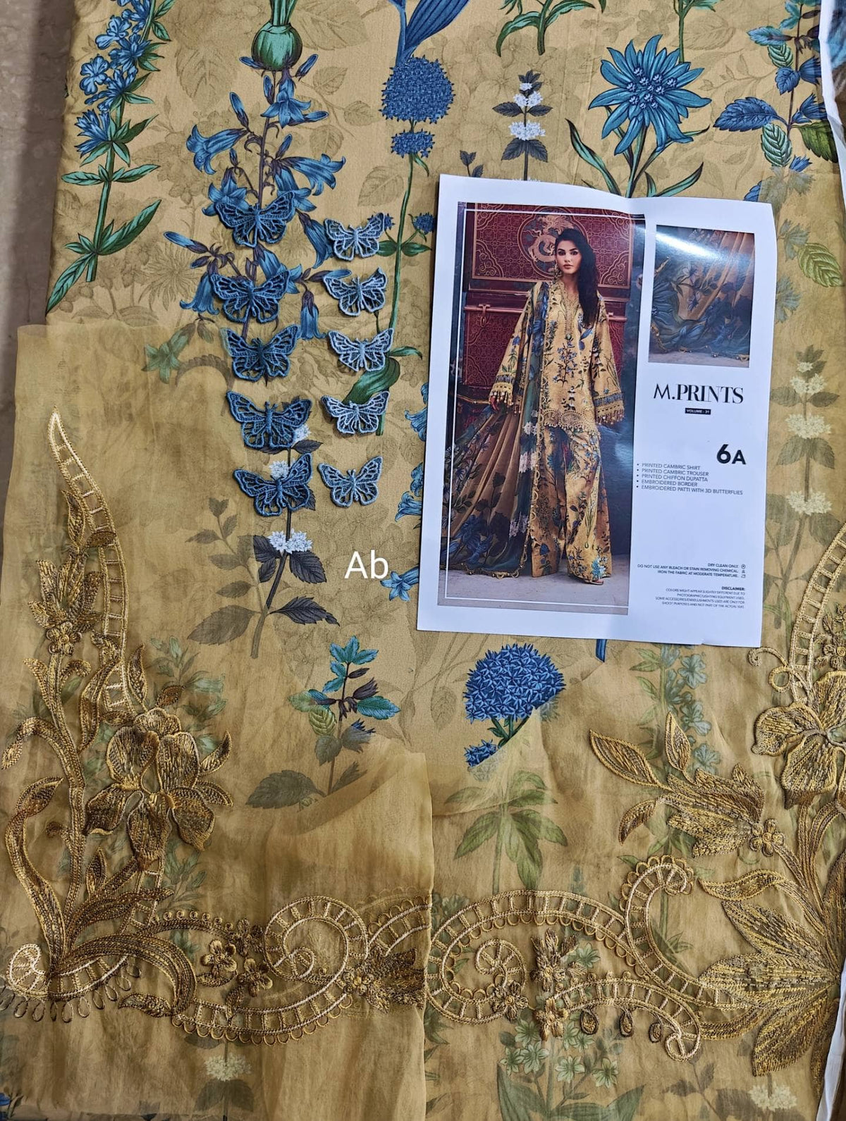 Open Pic/Maria B M Prints/Fall Edit 26/6 A/Cambric/Mustard