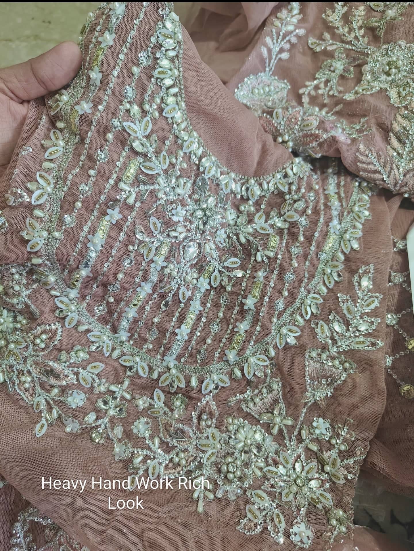 Maria B Mbroidered open pics Open Pic/Maria B Mbroidered/Ash Pink/BD 2804