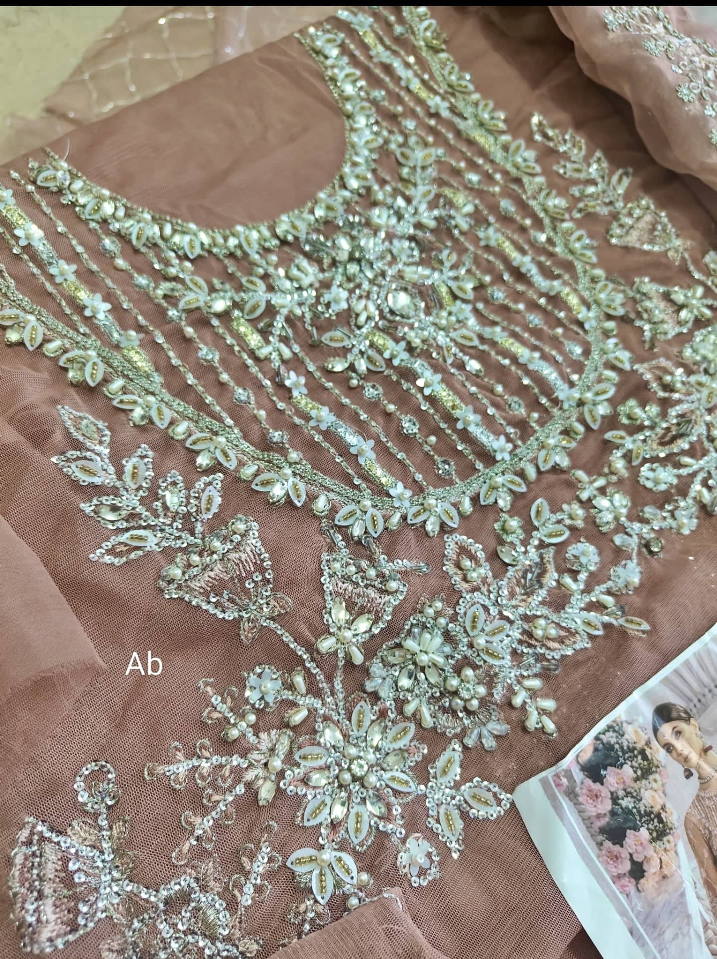 Maria B Mbroidered open pics Open Pic/Maria B Mbroidered/Ash Pink/BD 2804