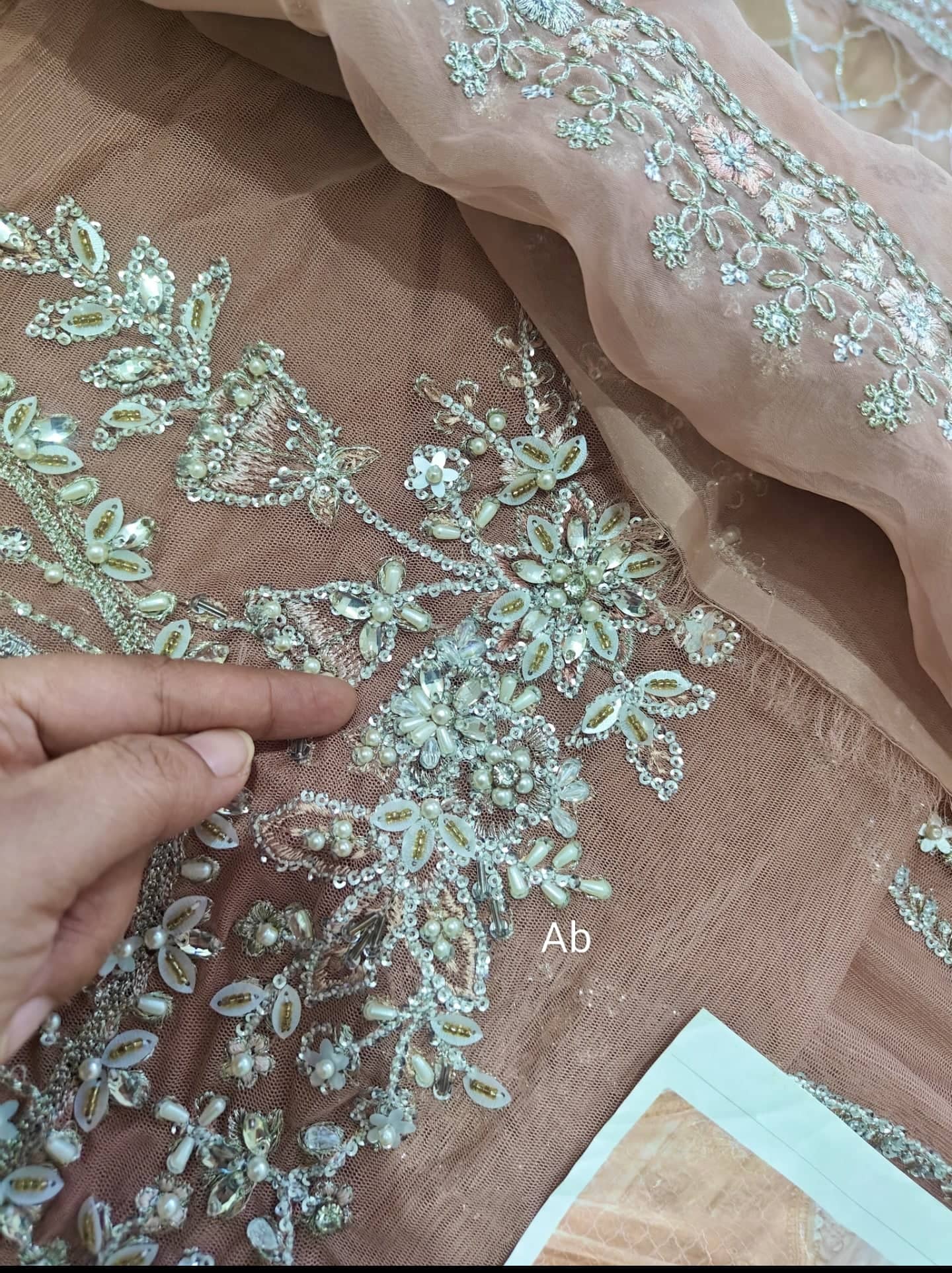 Maria B Mbroidered open pics Open Pic/Maria B Mbroidered/Ash Pink/BD 2804