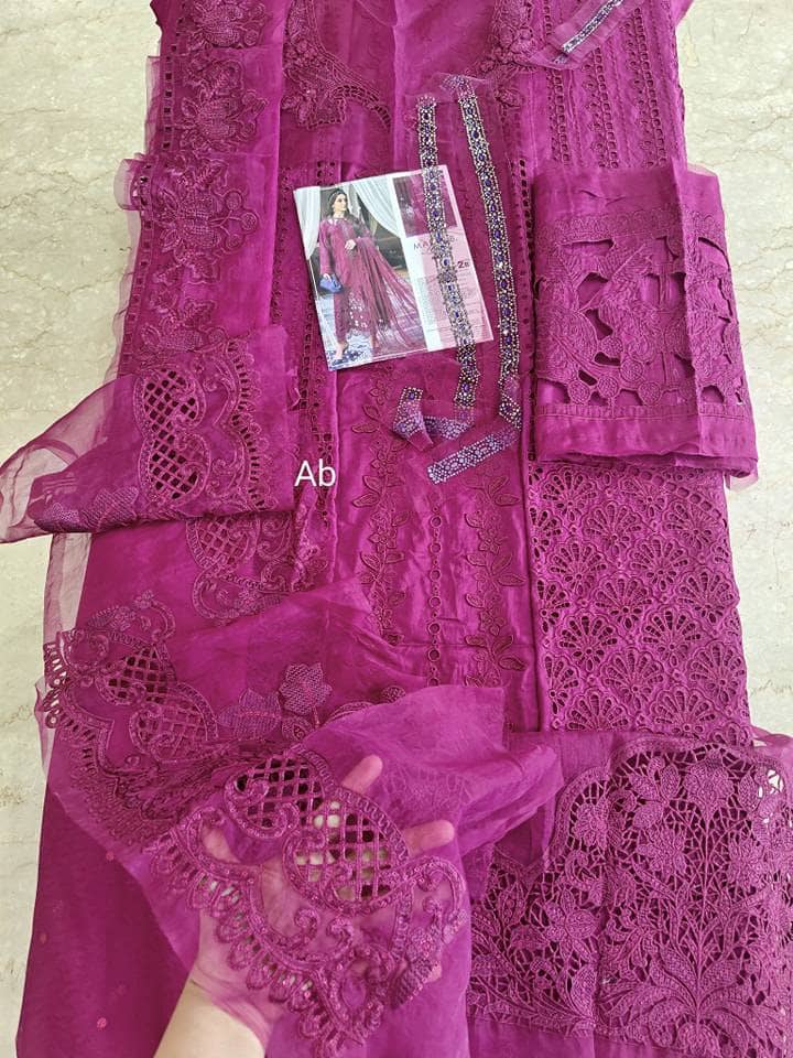 Open Pic/Maria B Luxury Lawn 25/2B/Magenta