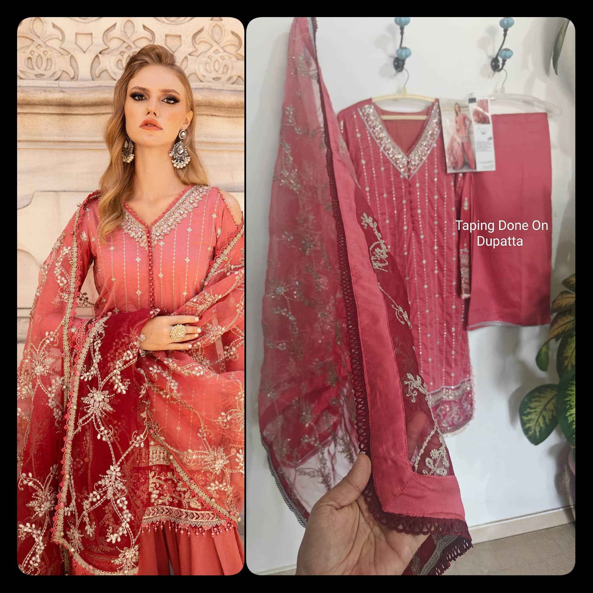 Ready To Wear/Stitched/Maria B Sateen/Size -M