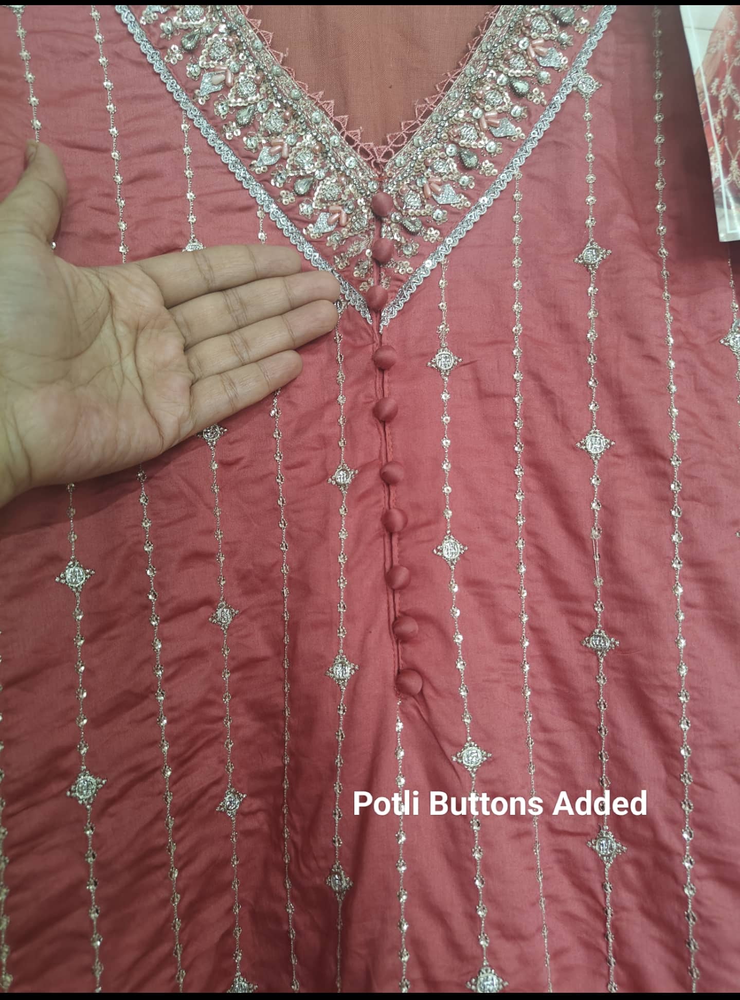 Ready To Wear/Stitched/Maria B Sateen/Size -M