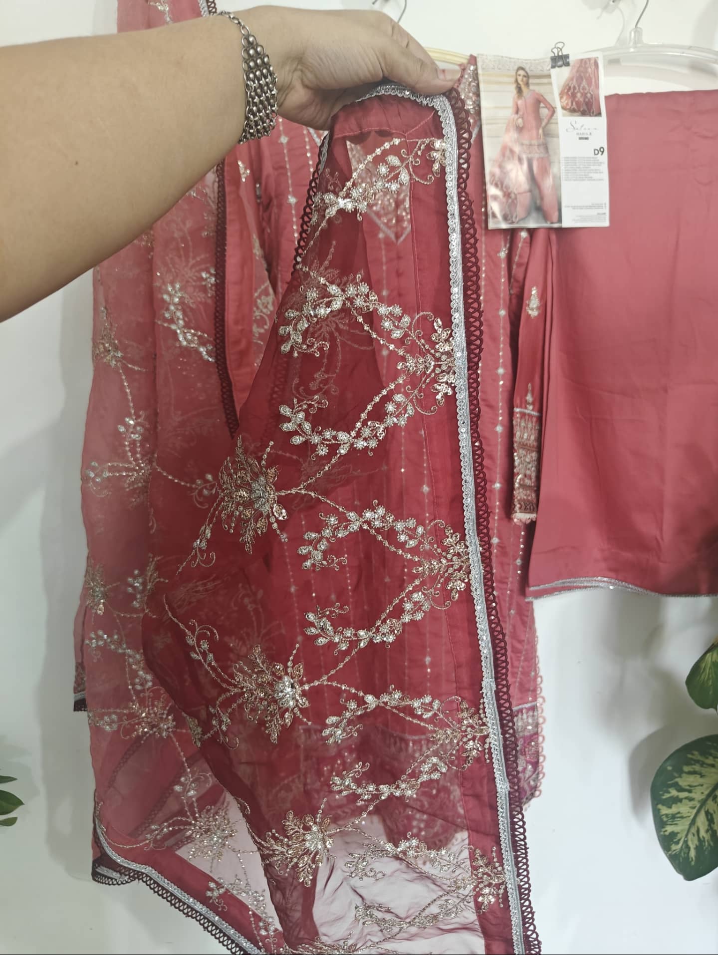 Ready To Wear/Stitched/Maria B Sateen/Size -M