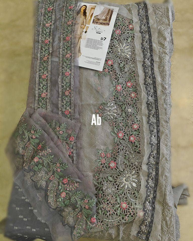 Open Pic/Restocked/Maria B Sateen Vol 2 23/Grey CST-707