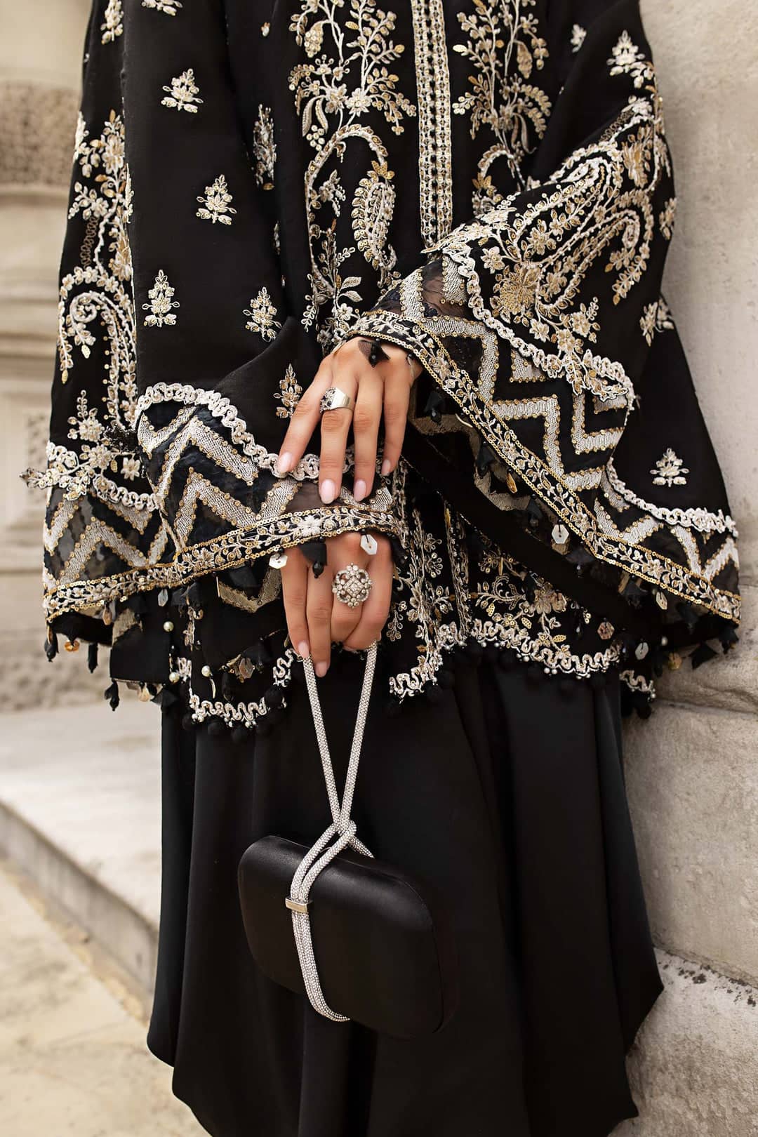 Maria B Soiree Luxury Formals/Black/D3