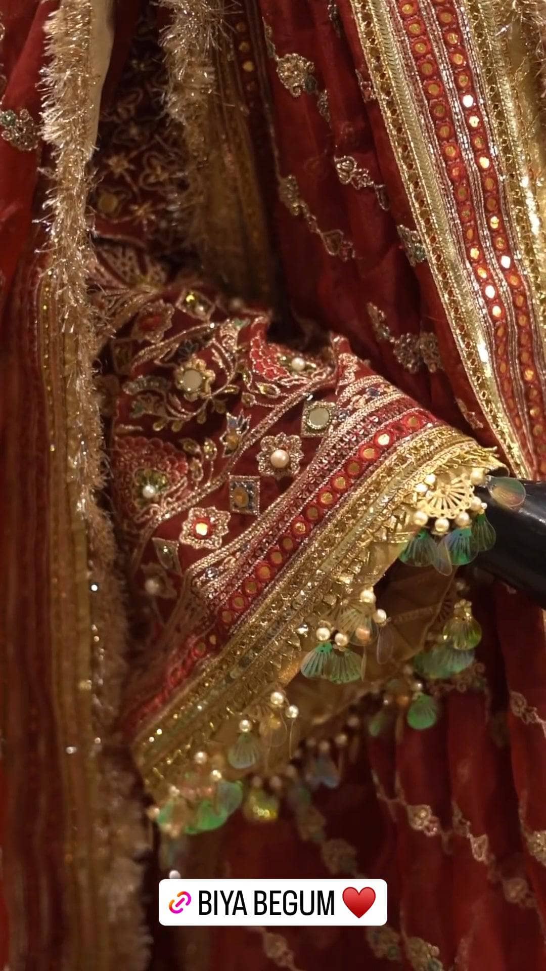 Stitched Look of Unstitched Mohsin Naveed Ranjha/Zarlish/Shaadi Collection/Biya Begum/Size - SM L XL