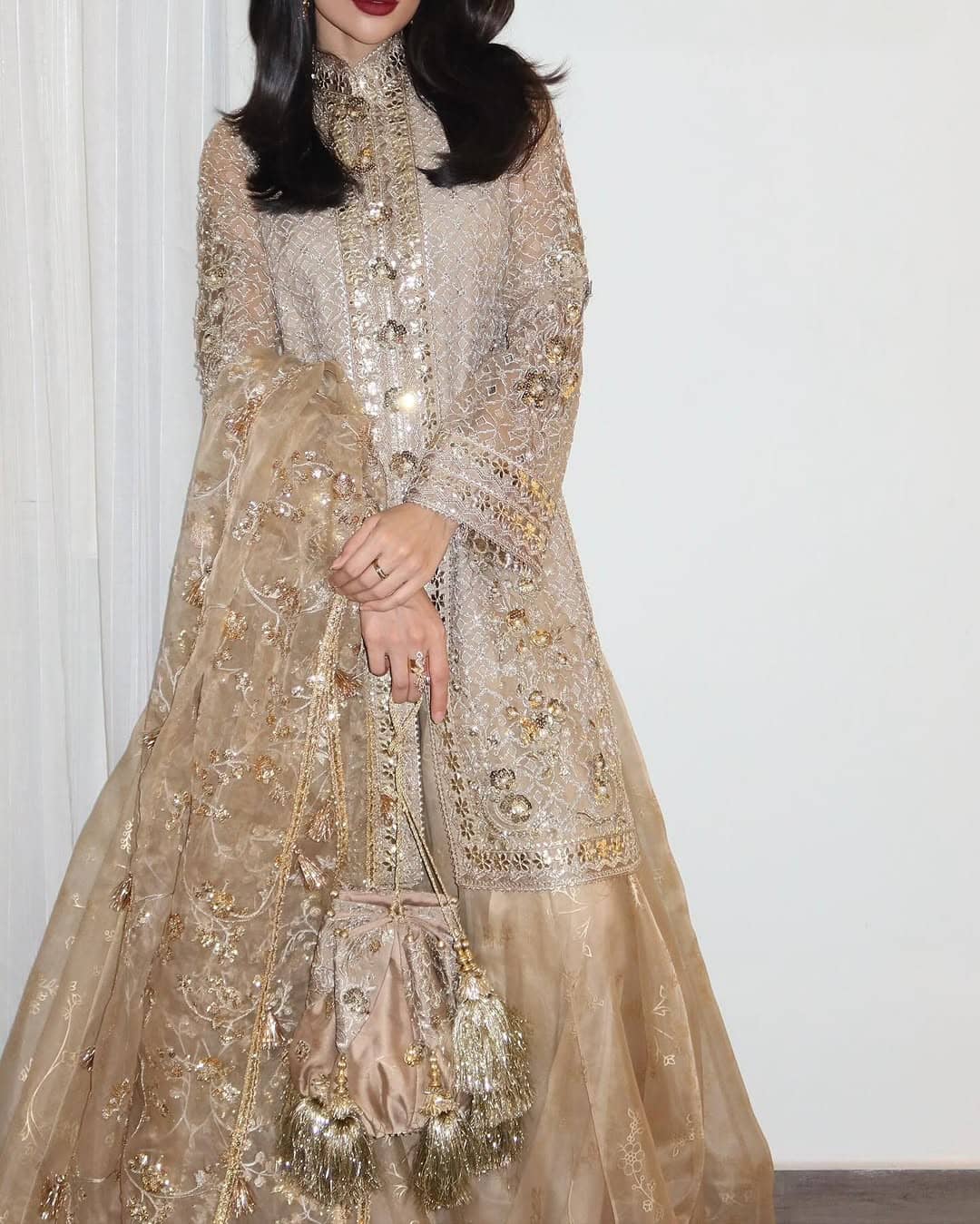 Spotted in Mohsin Naveed Ranjha/Makhfi/Shaadi Collection/Gold/Roshni