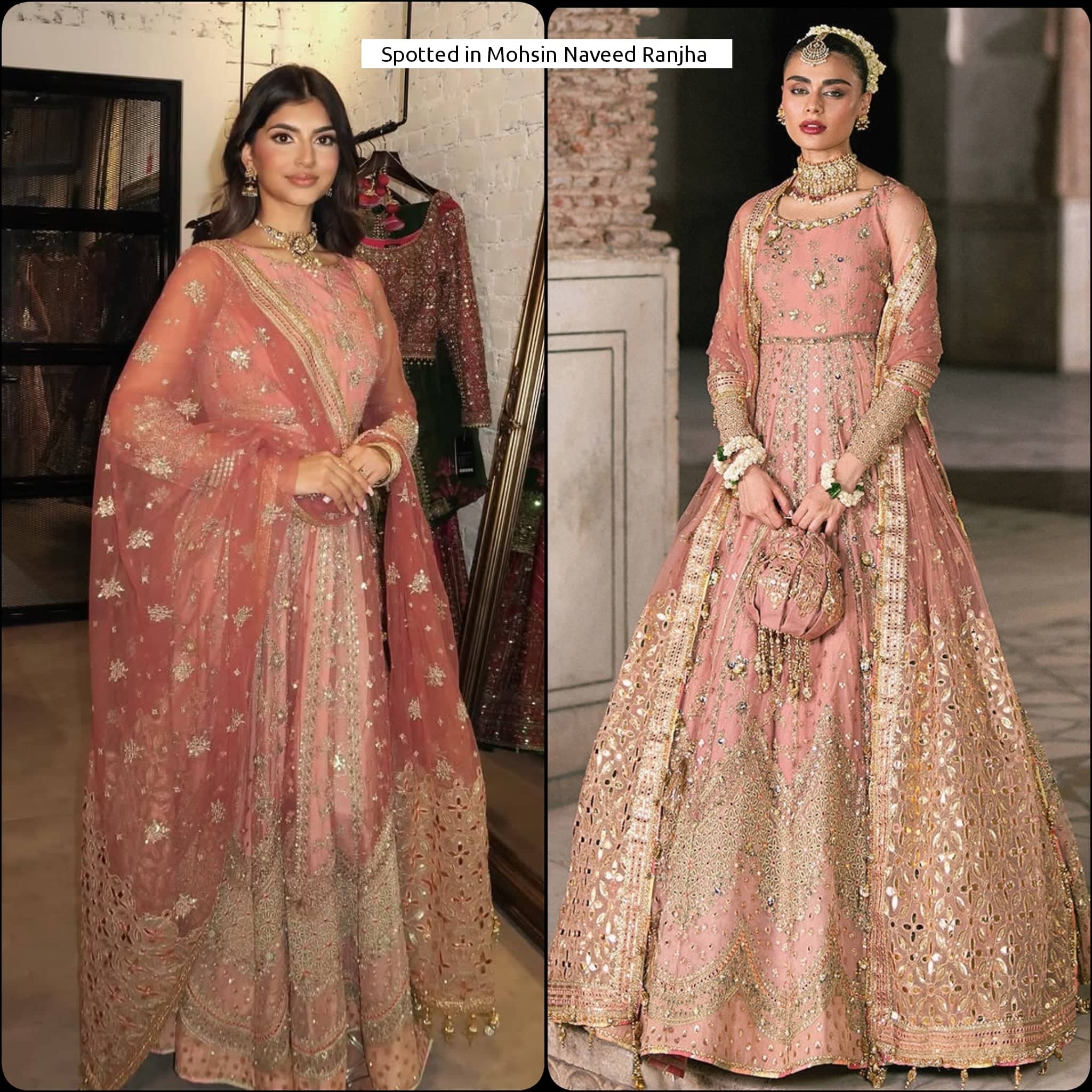 Spotted in Mohsin Naveed Ranjha/Makhfi/Shaadi Collection/Pink/Khushboo
