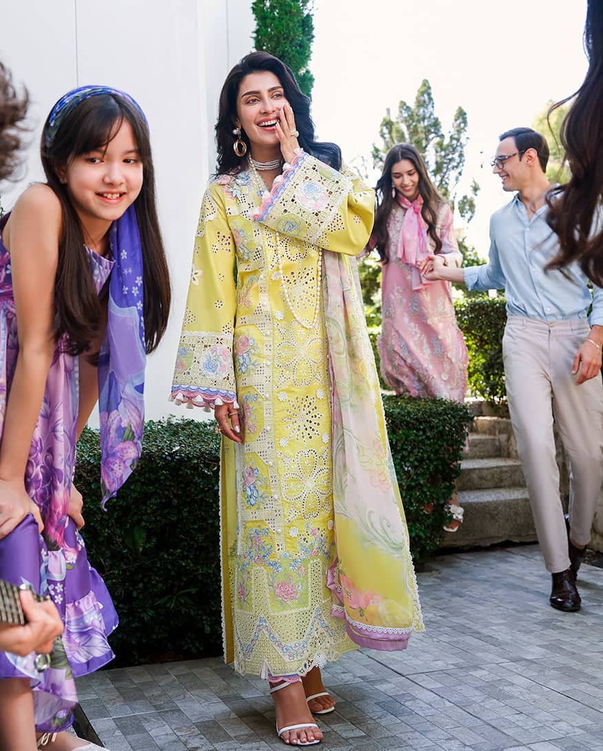 Mushq Amoi Lawn/Tender Whisper/Yellow