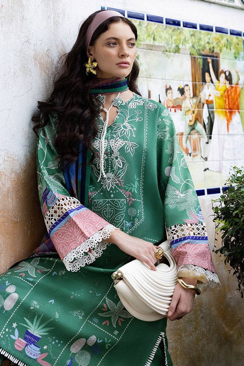 Restocked/Mushq Hemline Mirasol/Floor Jazmin/Green