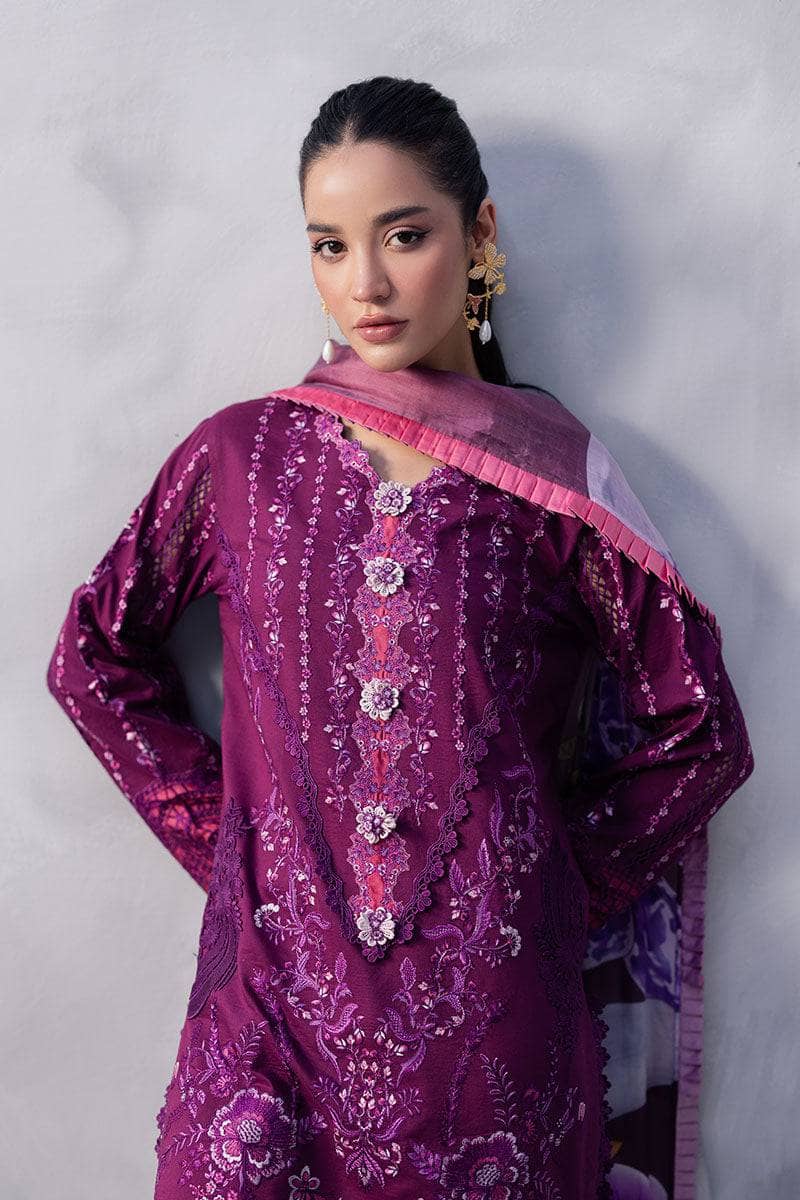 Restocked/Mushq Manaram Lawn 25/Eternal Beat/Plum