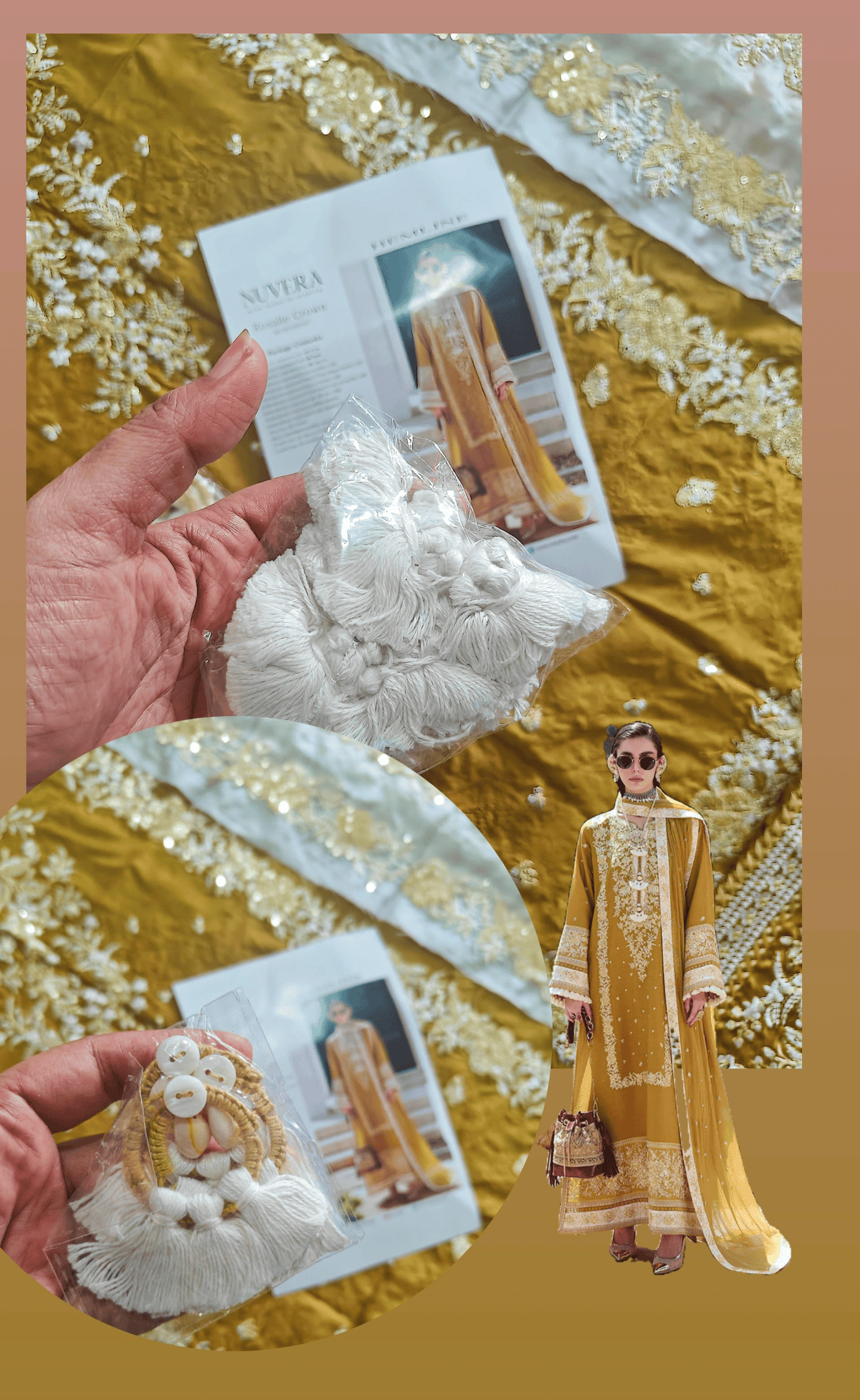 Open Pic/Mushq Nuvera Raw Silk 26/Vol 2/Rosalie Crown/D 07/Yellow