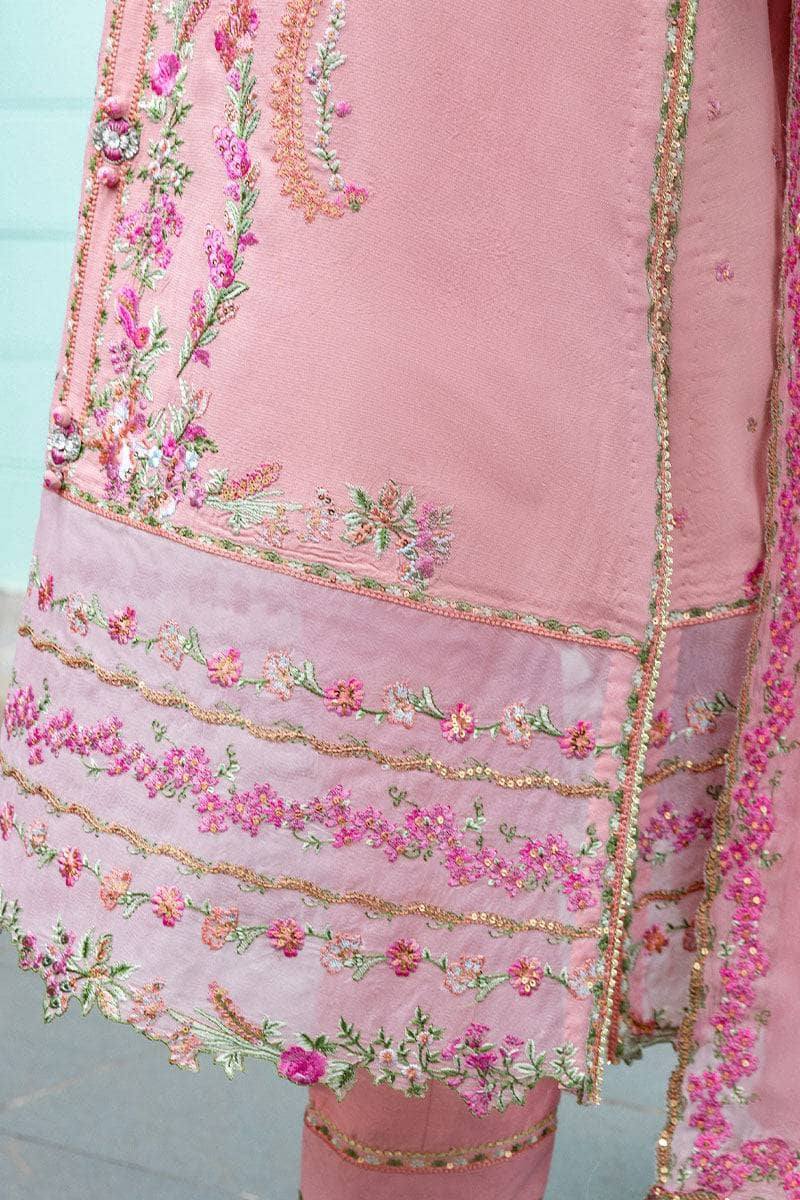 Mushq Nuvera Hemline Raw Silk/Elowen/Pink