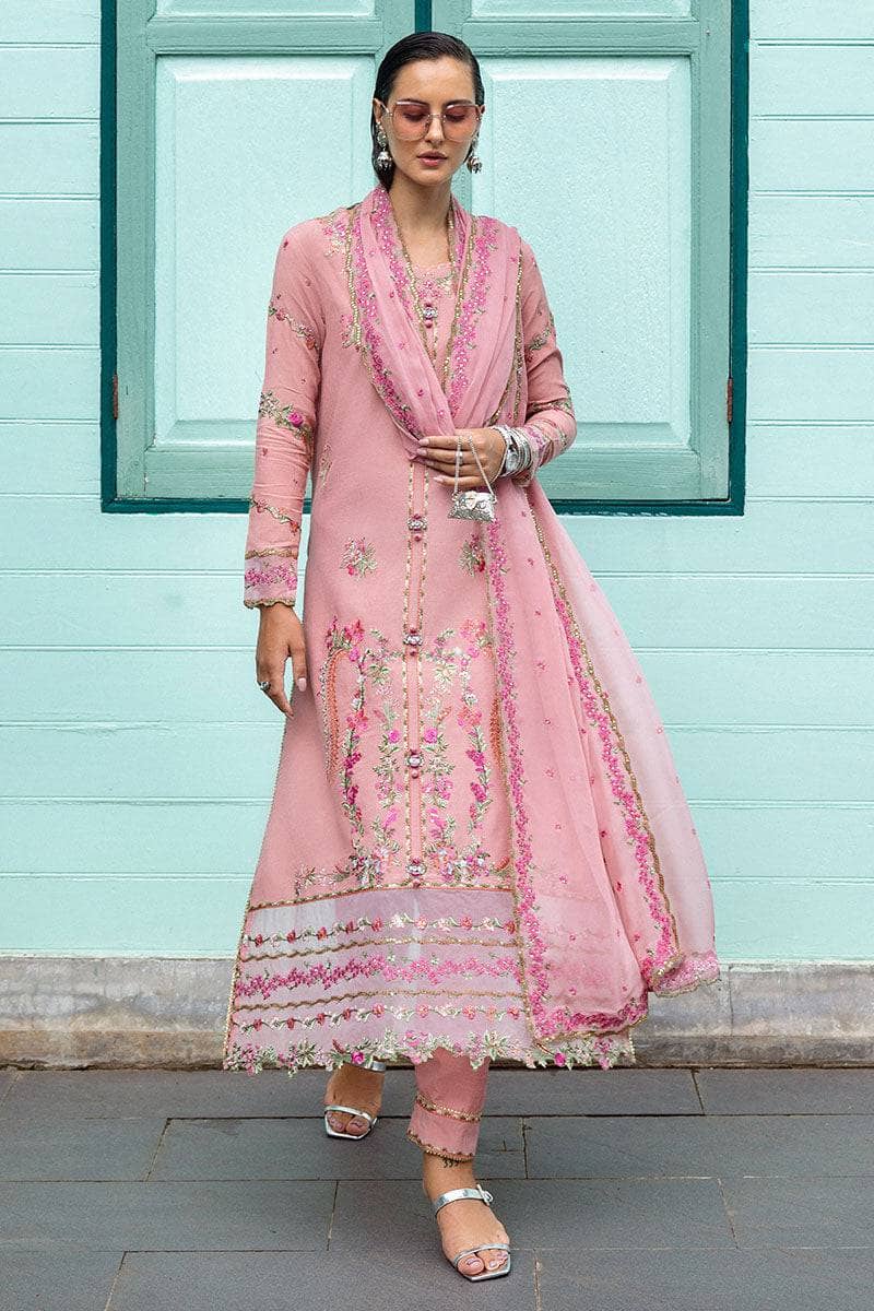 Mushq Nuvera Hemline Raw Silk/Elowen/Pink