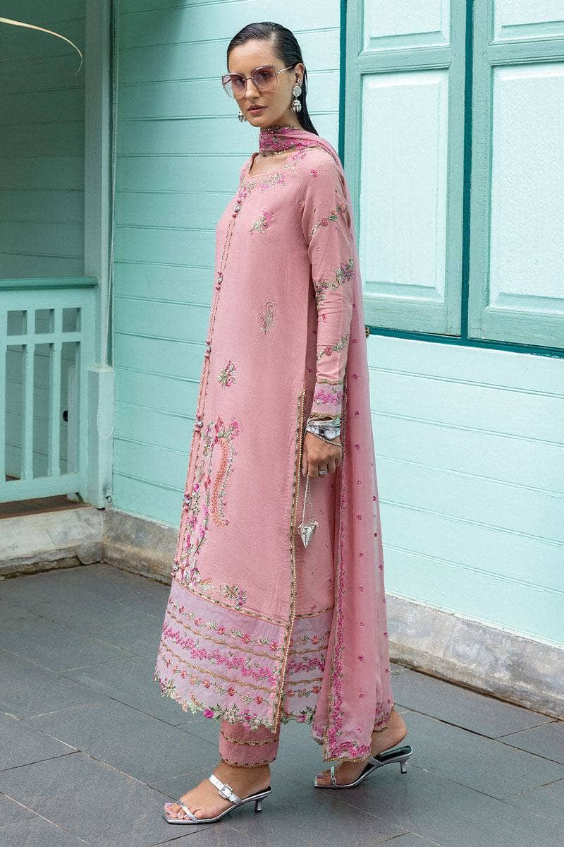 Mushq Nuvera Hemline Raw Silk/Elowen/Pink