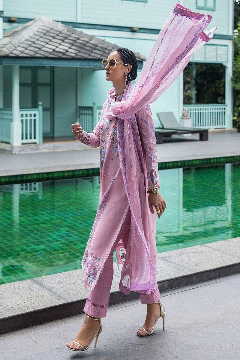 Mushq Nuvera Hemline Raw Silk/Leore/Lilac Pink