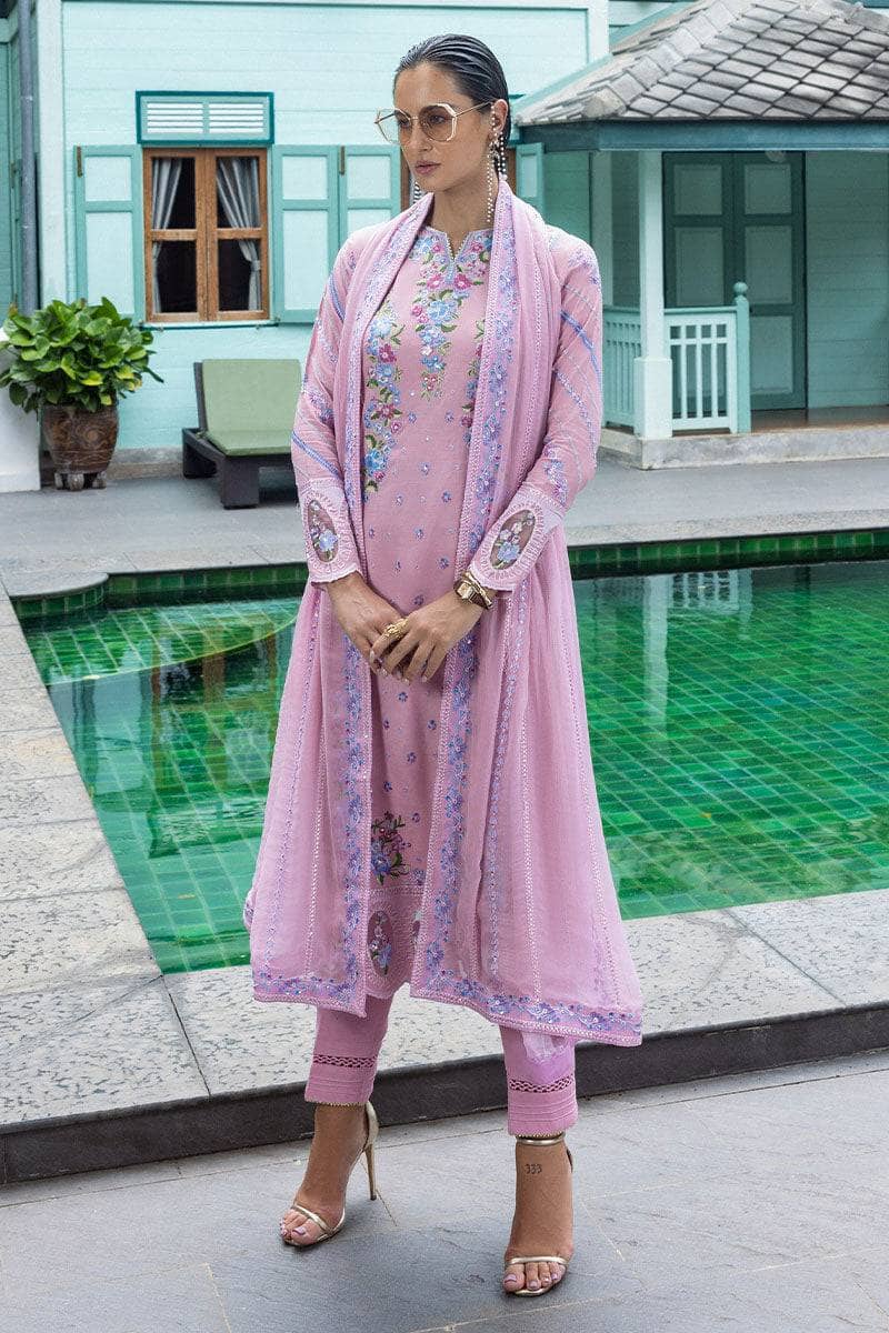 Mushq Nuvera Hemline Raw Silk/Leore/Lilac Pink