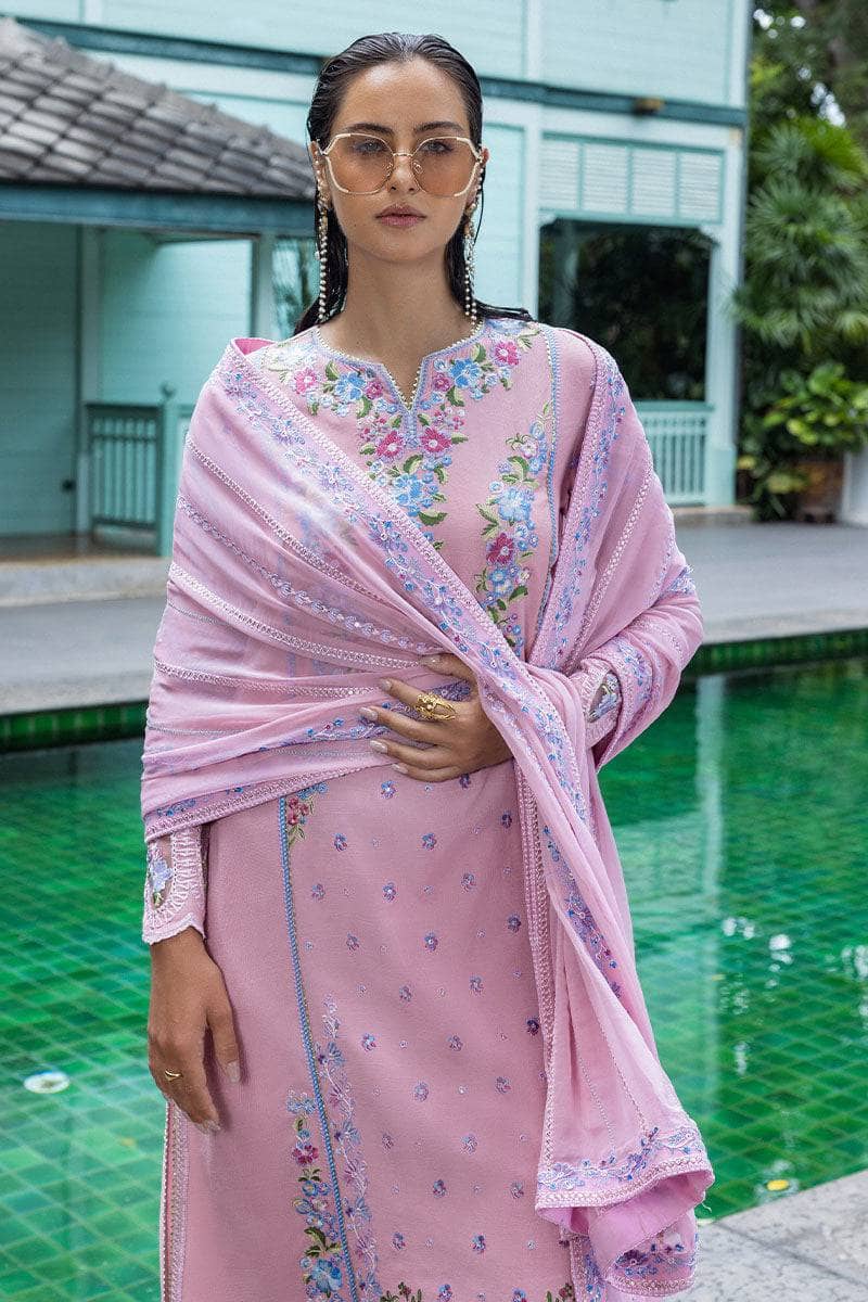 Mushq Nuvera Hemline Raw Silk/Leore/Lilac Pink