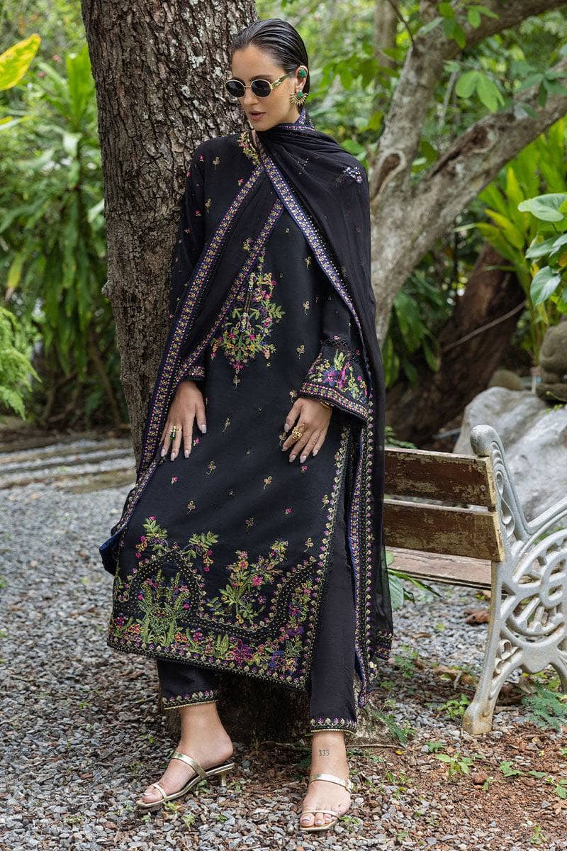 Mushq Nuvera Hemline Raw Silk/Onyxa/Black