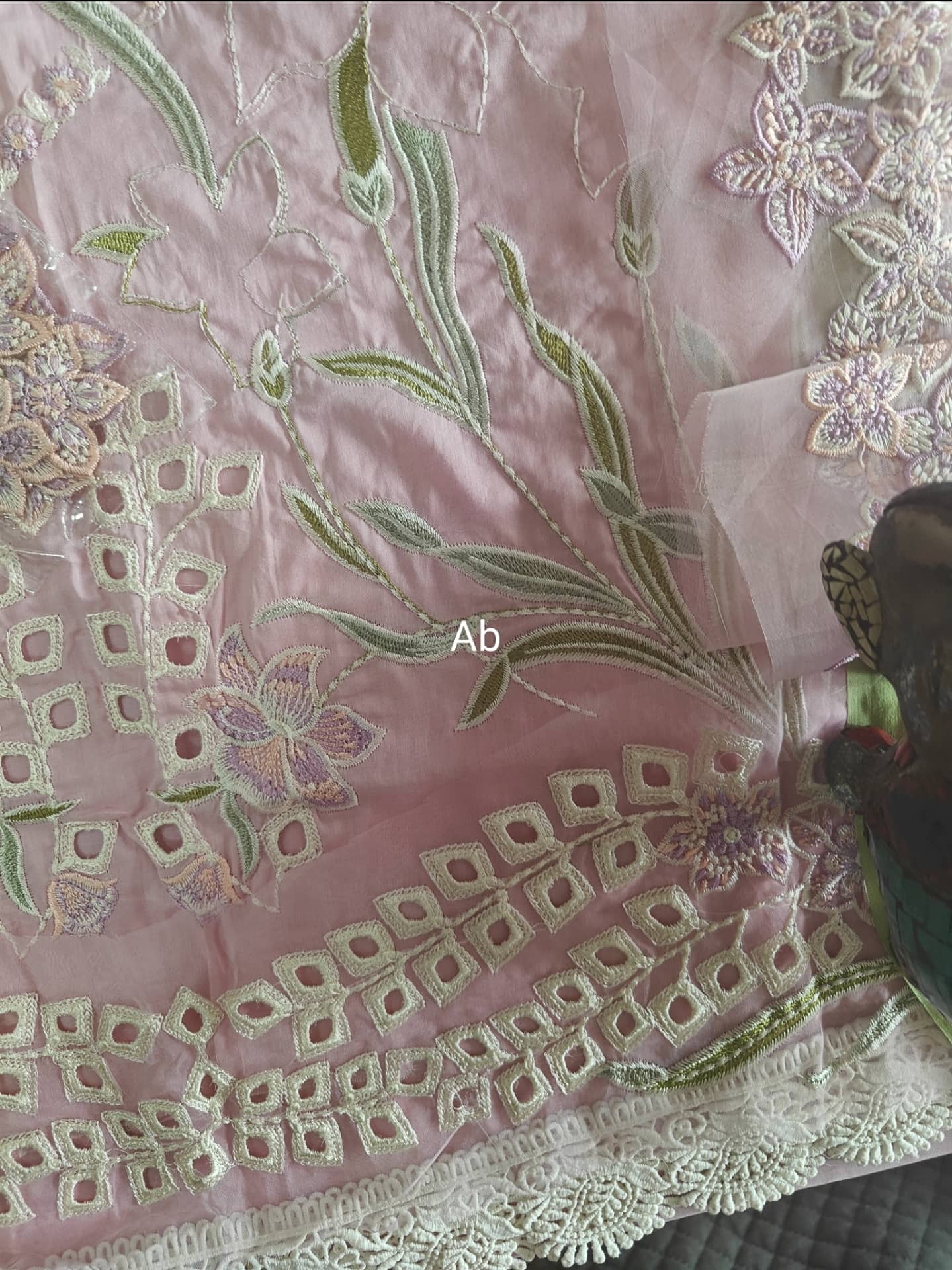 Open Pic/Mushq Hemline 26/Vol 2/Fernlore/Sea Green/Chiffon Dupatta