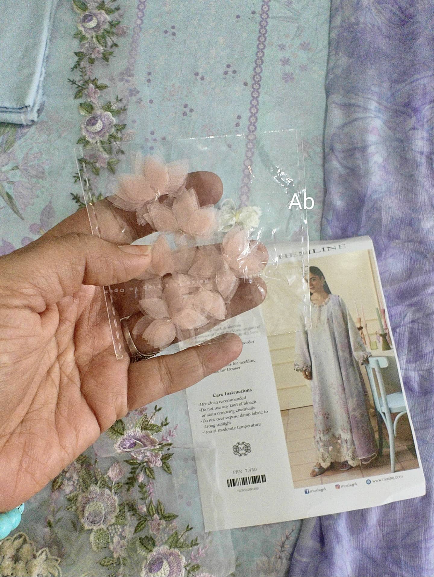 Open Pic/Mushq Hemline Soleil/Sugar Bloom/Ice Blue