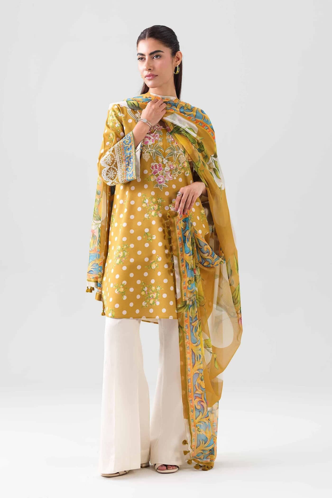 Nishat Eid Launch/42601011/Shirt Dupatta Set