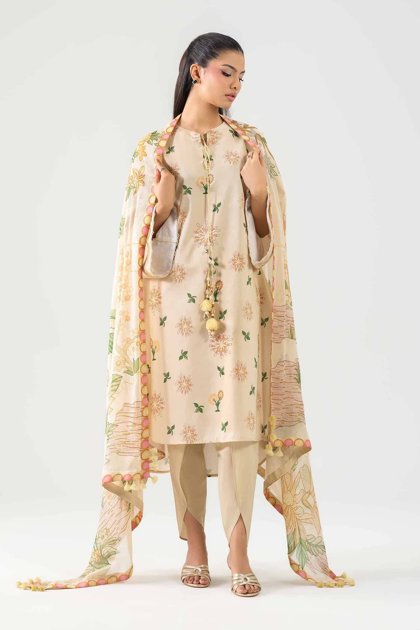 Nishat Eid Launch/42601026/Shirt Dupatta Set
