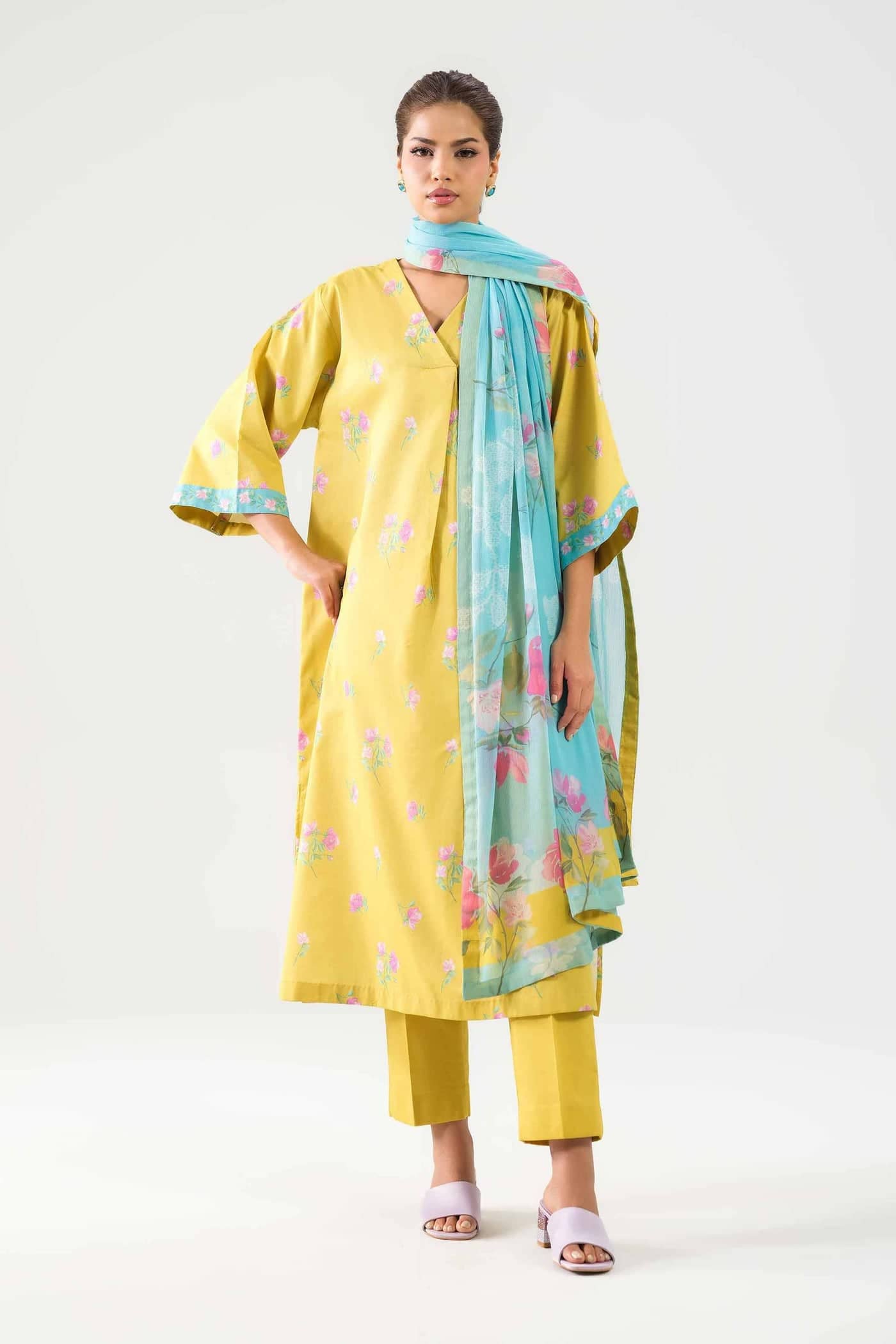 Restocked/Nishat Eid Launch/42601027/Shirt Dupatta Set