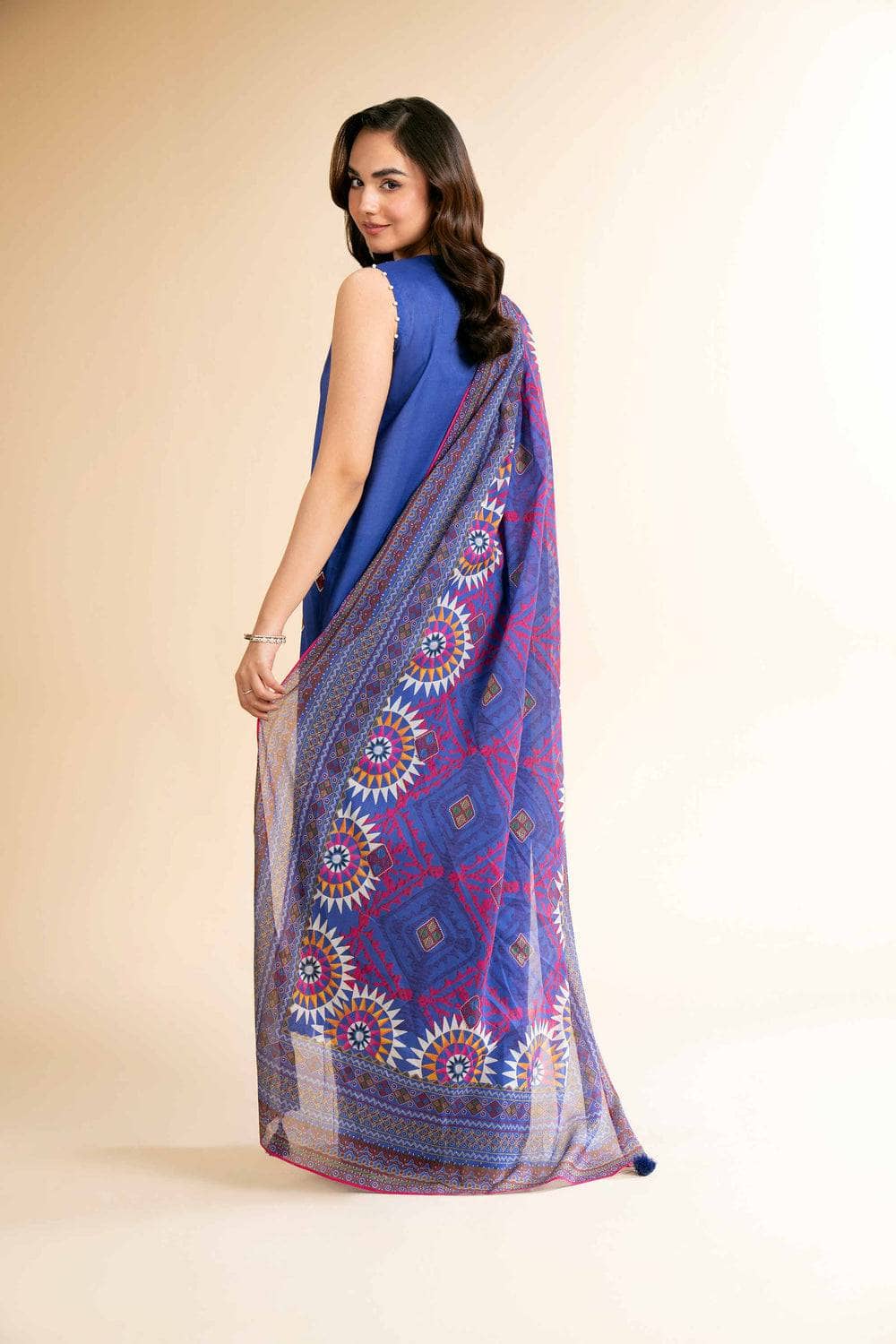 Nishat 3 Piece -Digital Printed Embroidered Suit - 42501587